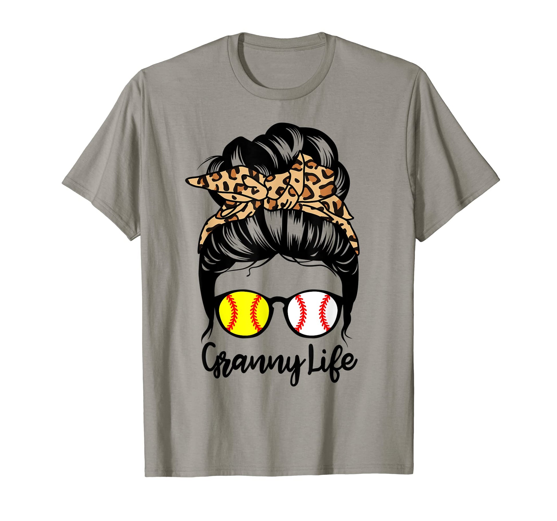 Granny Life Messy Bun Hair Funny T-Shirt - Streetwear Style Men Women - T-Shirt, Sweatshirt, Hoodie