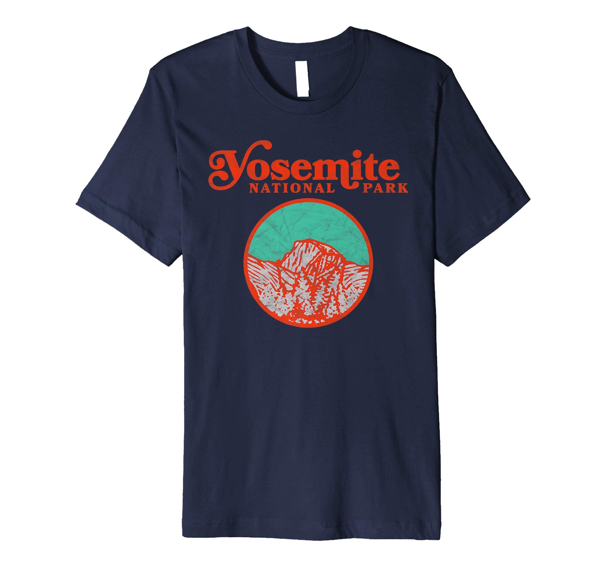 Yosemite National Park Halfdome Badge T-Shirt - Streetwear Style Men Women - T-Shirt, Sweatshirt, Hoodie