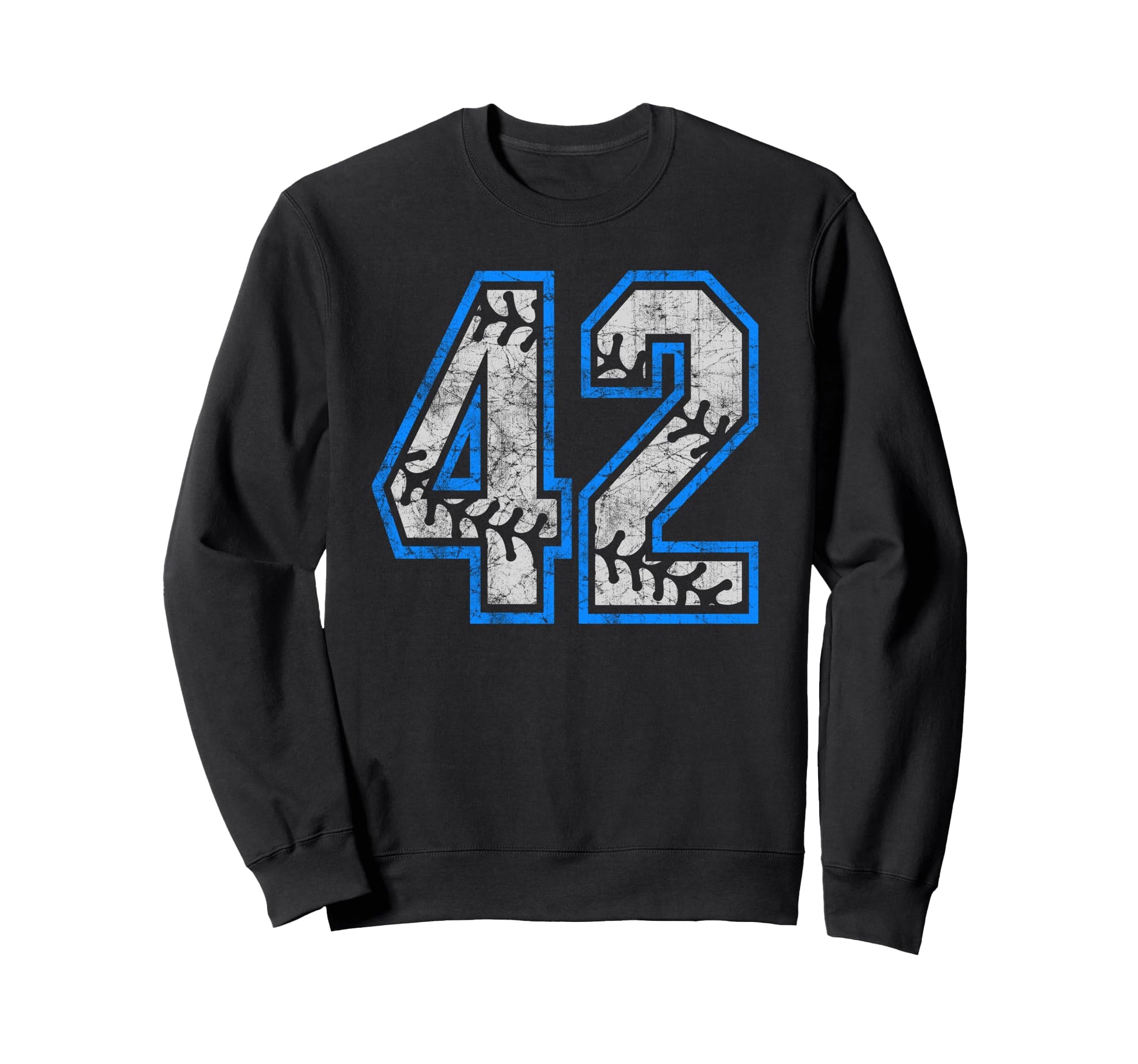 Number 42 42 Jersey Baseball Sweatshirt - Aesthetic Graphic Men Women - T-Shirt, Sweatshirt, Hoodie