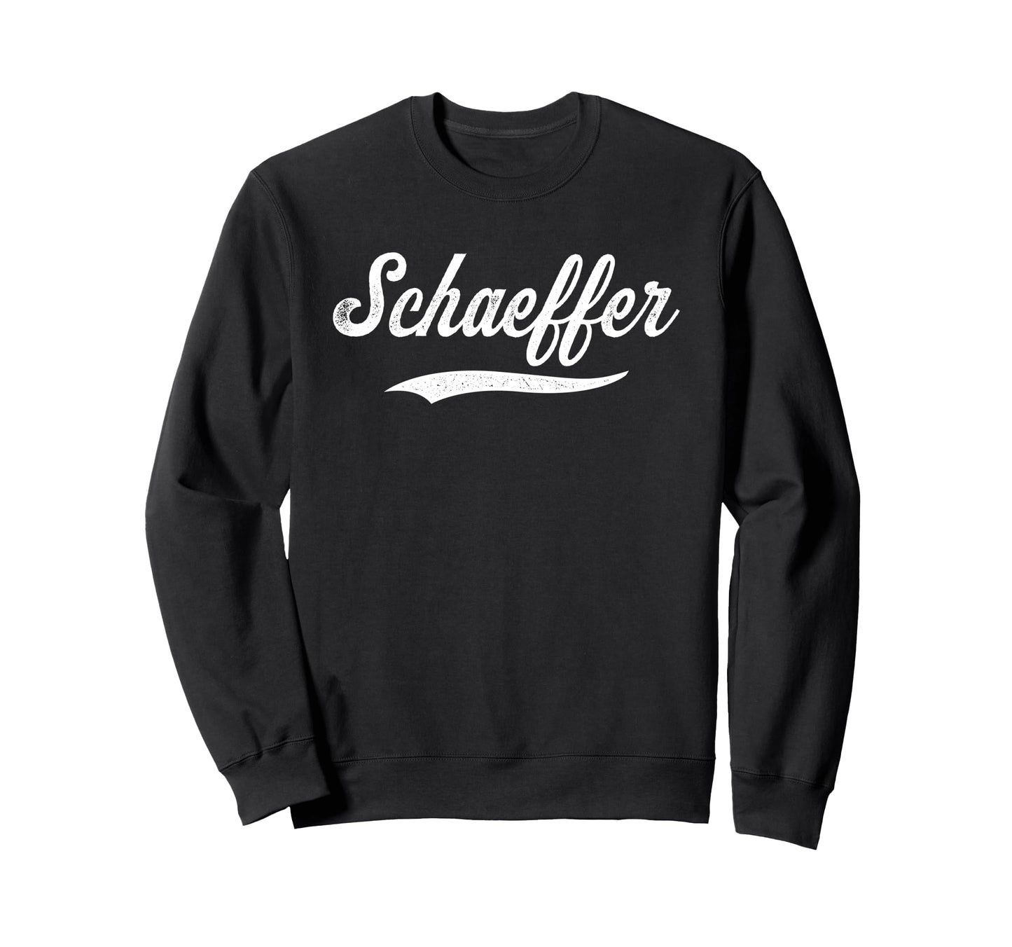 Distressed Script Brandon Schaeffer Sweatshirt - Graphic Print Unisex - T-Shirt, Sweatshirt, Hoodie
