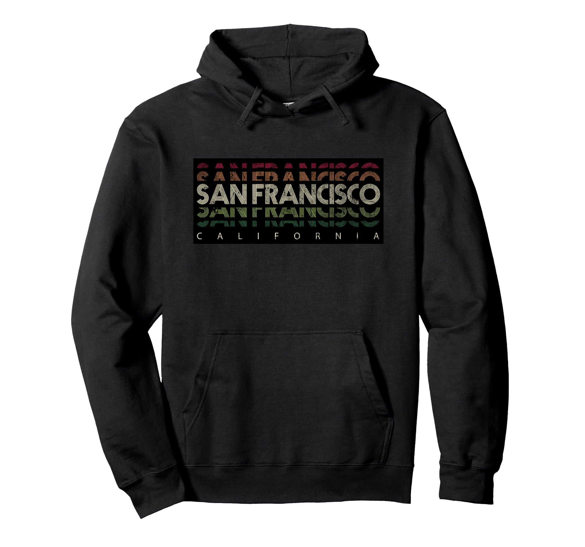 Coool San Francisco California Sunset Hoodie - Unique Graphic for Adults - T-Shirt, Sweatshirt, Hoodie
