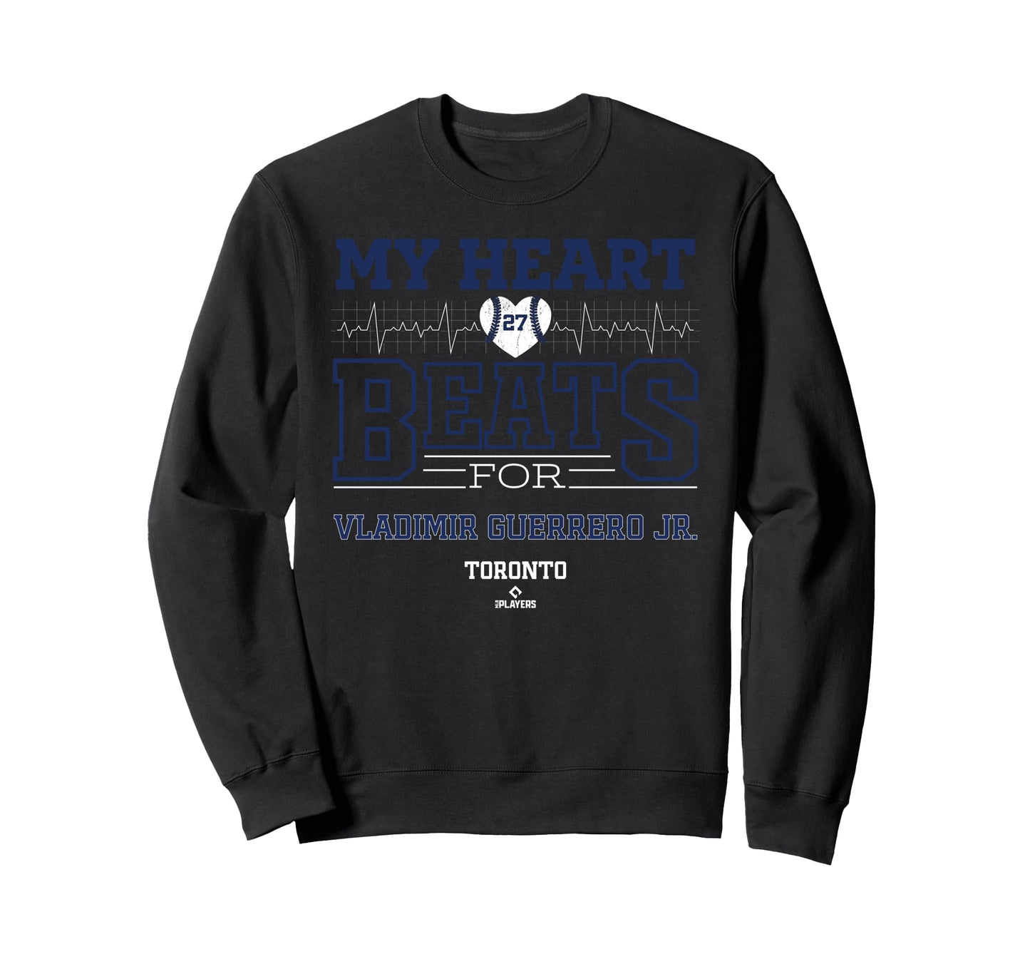 My Heart Beats Vladimir Guerrero Jr Sweatshirt - Custom Art Print Unisex - T-Shirt, Sweatshirt, Hoodie