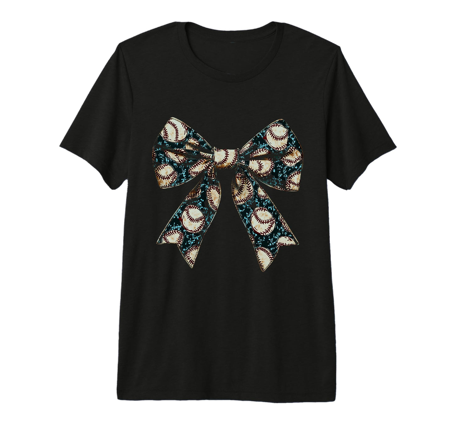 Baseball Coquette Bow Baseball T-Shirt - Aesthetic Graphic for Adults - T-Shirt, Sweatshirt, Hoodie