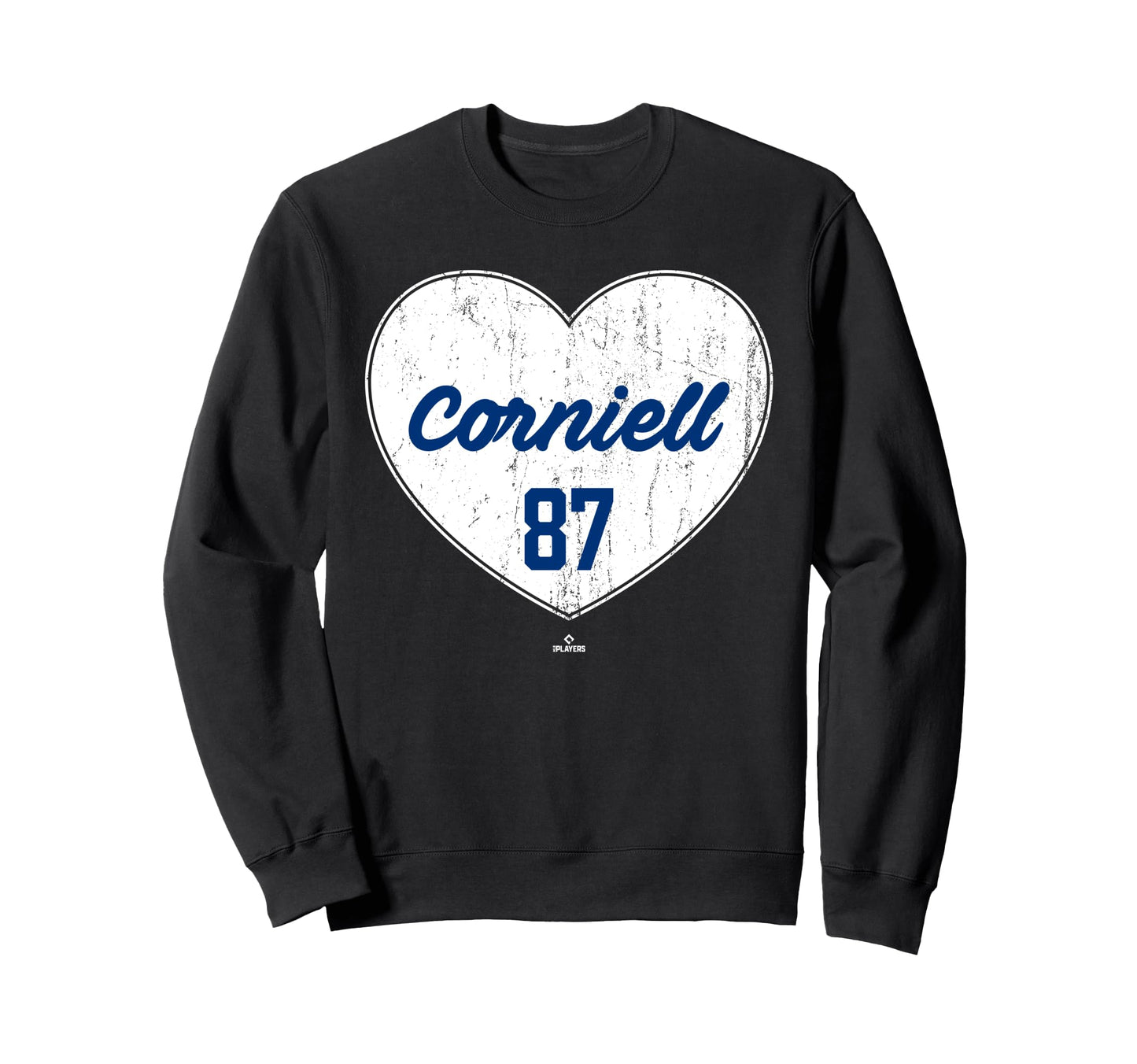 Distressed Heart Jose Corniell Texas Sweatshirt - Unique Graphic Unisex - T-Shirt, Sweatshirt, Hoodie