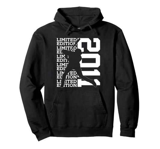 2011 Baseball 15Th Birthday Hoodie - Trendy Graphic Men Women - T-Shirt, Sweatshirt, Hoodie