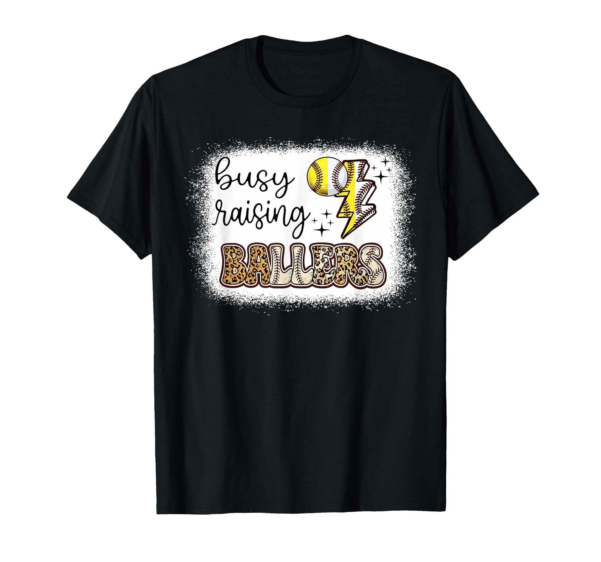 Baseball Mom Busy Raising Ballers T-Shirt - Aesthetic Graphic Unisex - T-Shirt, Sweatshirt, Hoodie