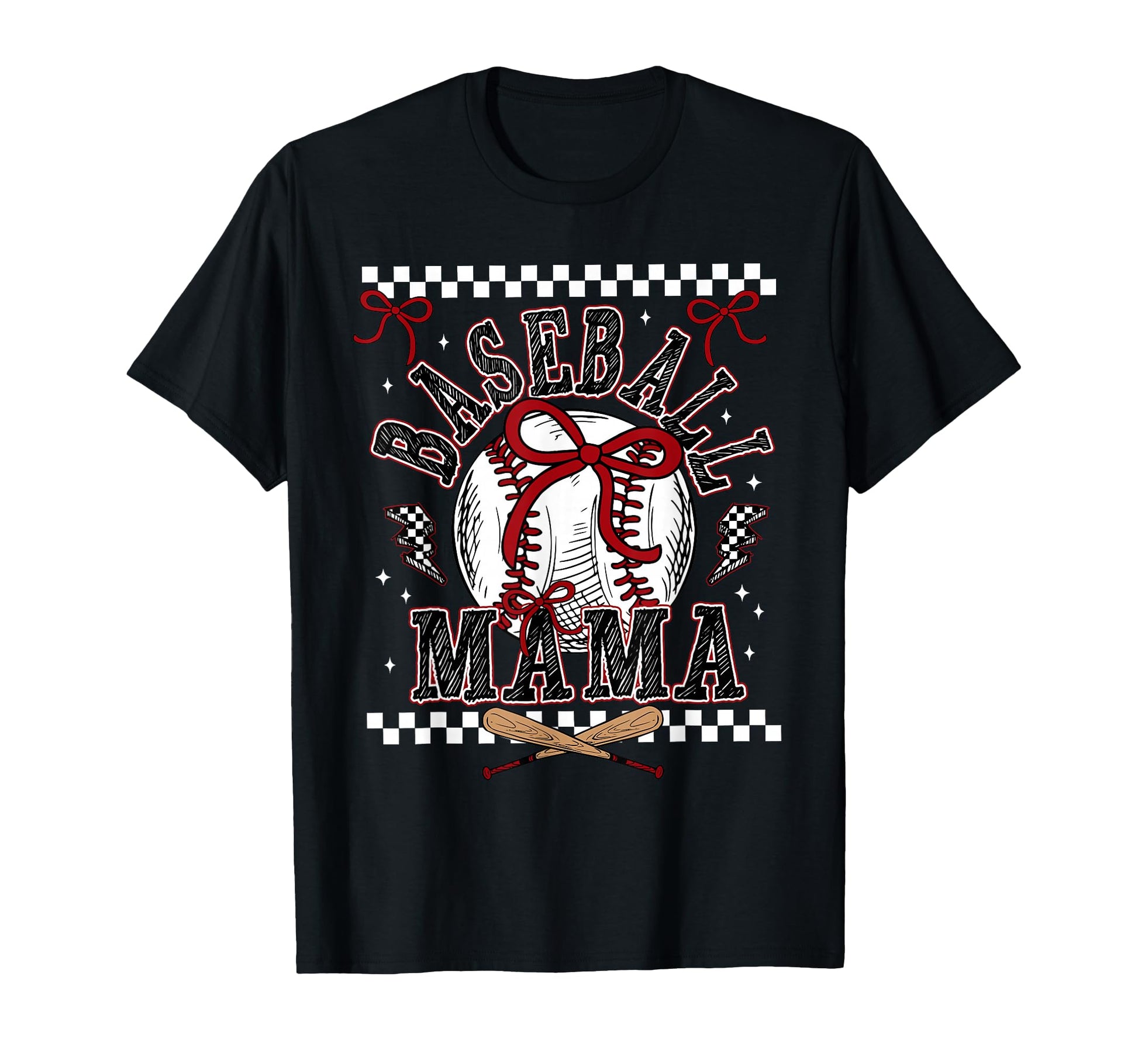Baseball Mama Coquette Bow Game Day T-Shirt - Streetwear Style for Adults - T-Shirt, Sweatshirt, Hoodie