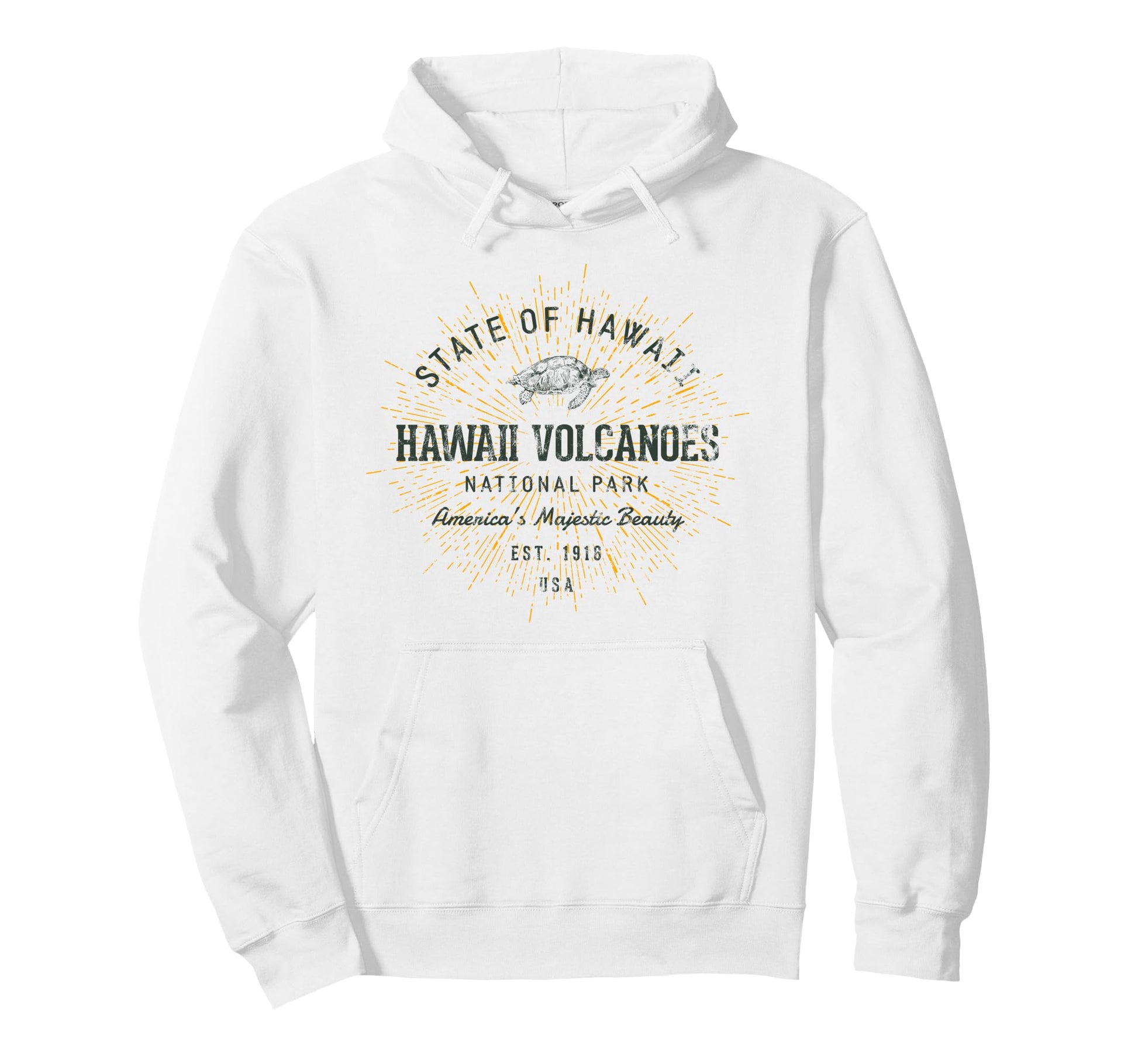 Hawaii Volcanoes National Park Hoodie - Custom Art Print Unisex - T-Shirt, Sweatshirt, Hoodie