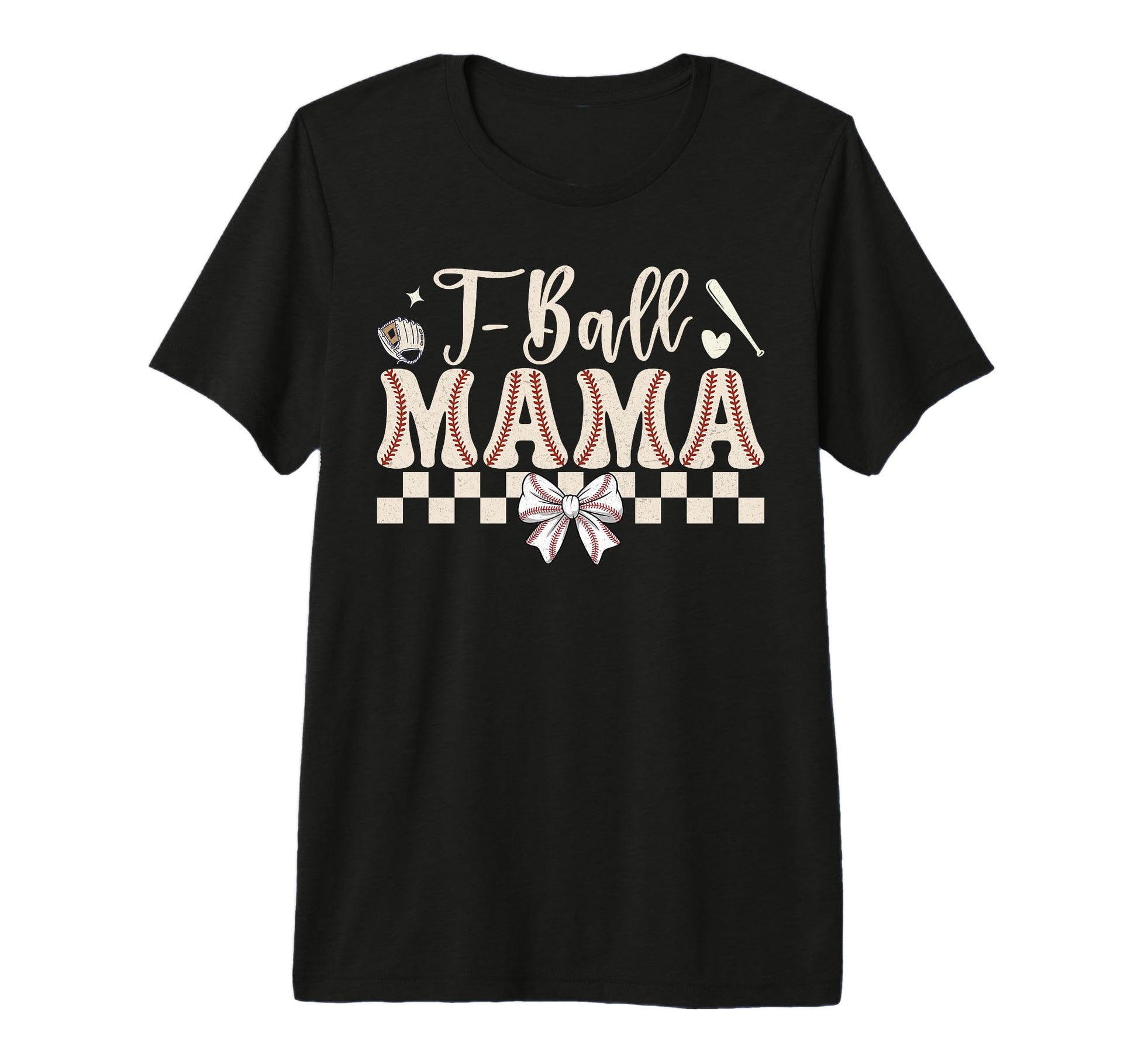 Coquette Tball Mama Baseball Mama T-Shirt - Trendy Graphic for Adults - T-Shirt, Sweatshirt, Hoodie
