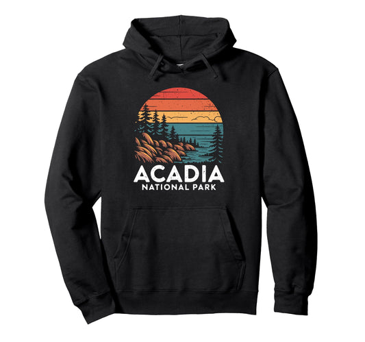 Acadia National Park Scenic Souvenir Hoodie - Novelty Apparel for Adults - T-Shirt, Sweatshirt, Hoodie