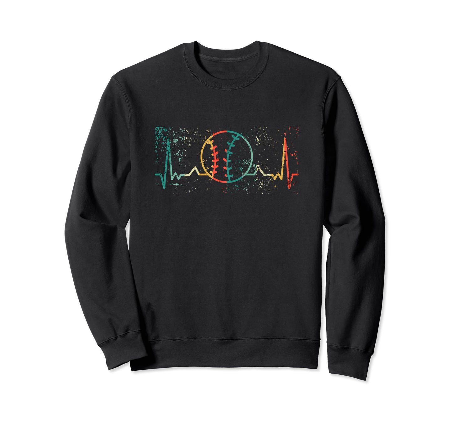 Love Softball Players Pulse Fan Sweatshirt - Custom Art Print Men Women - T-Shirt, Sweatshirt, Hoodie