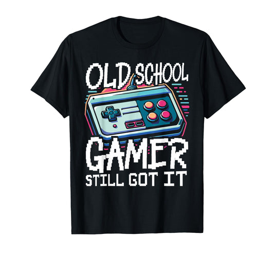 80S Arcade Nostalgia Pixel Art Video T-Shirt - Novelty Apparel for Adults - T-Shirt, Sweatshirt, Hoodie