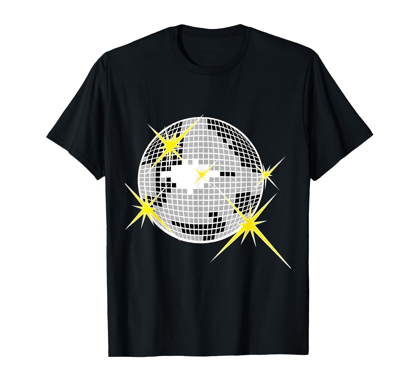 Aesthetic 80S Pixelated Disco Ball T-Shirt - Fun Novelty Design Unisex - T-Shirt, Sweatshirt, Hoodie