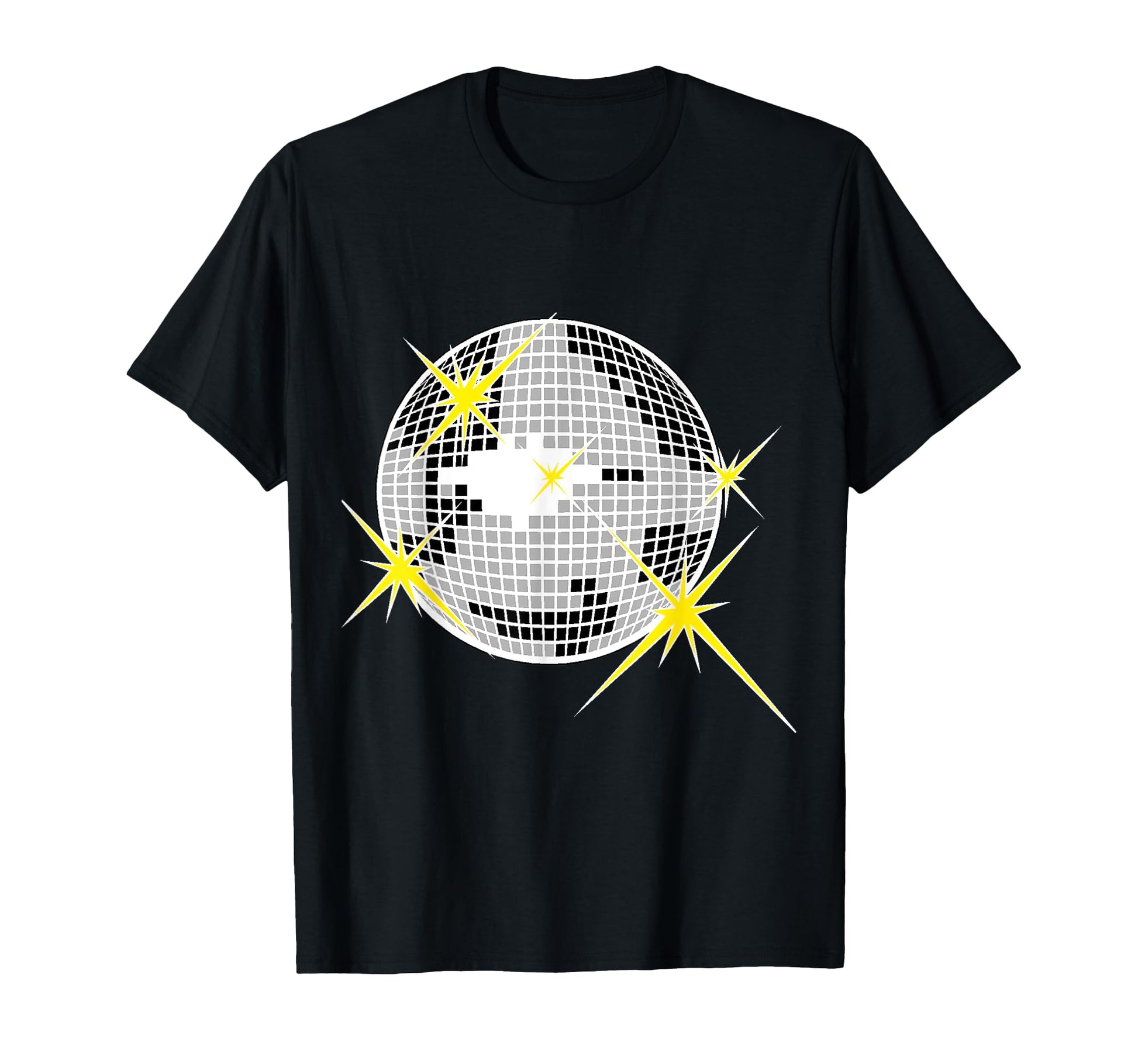 Aesthetic 80S Pixelated Disco Ball T-Shirt - Fun Novelty Design Unisex - T-Shirt, Sweatshirt, Hoodie