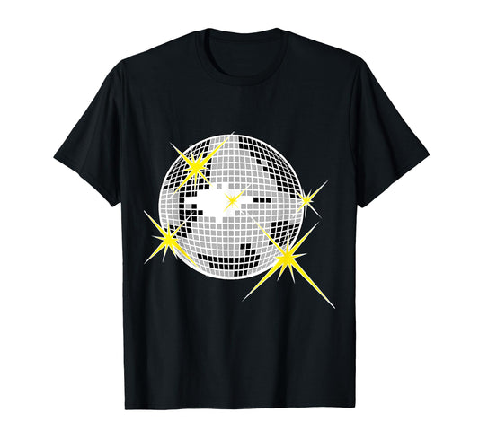 Aesthetic 80S Pixelated Disco Ball T-Shirt - Fun Novelty Design Unisex - T-Shirt, Sweatshirt, Hoodie