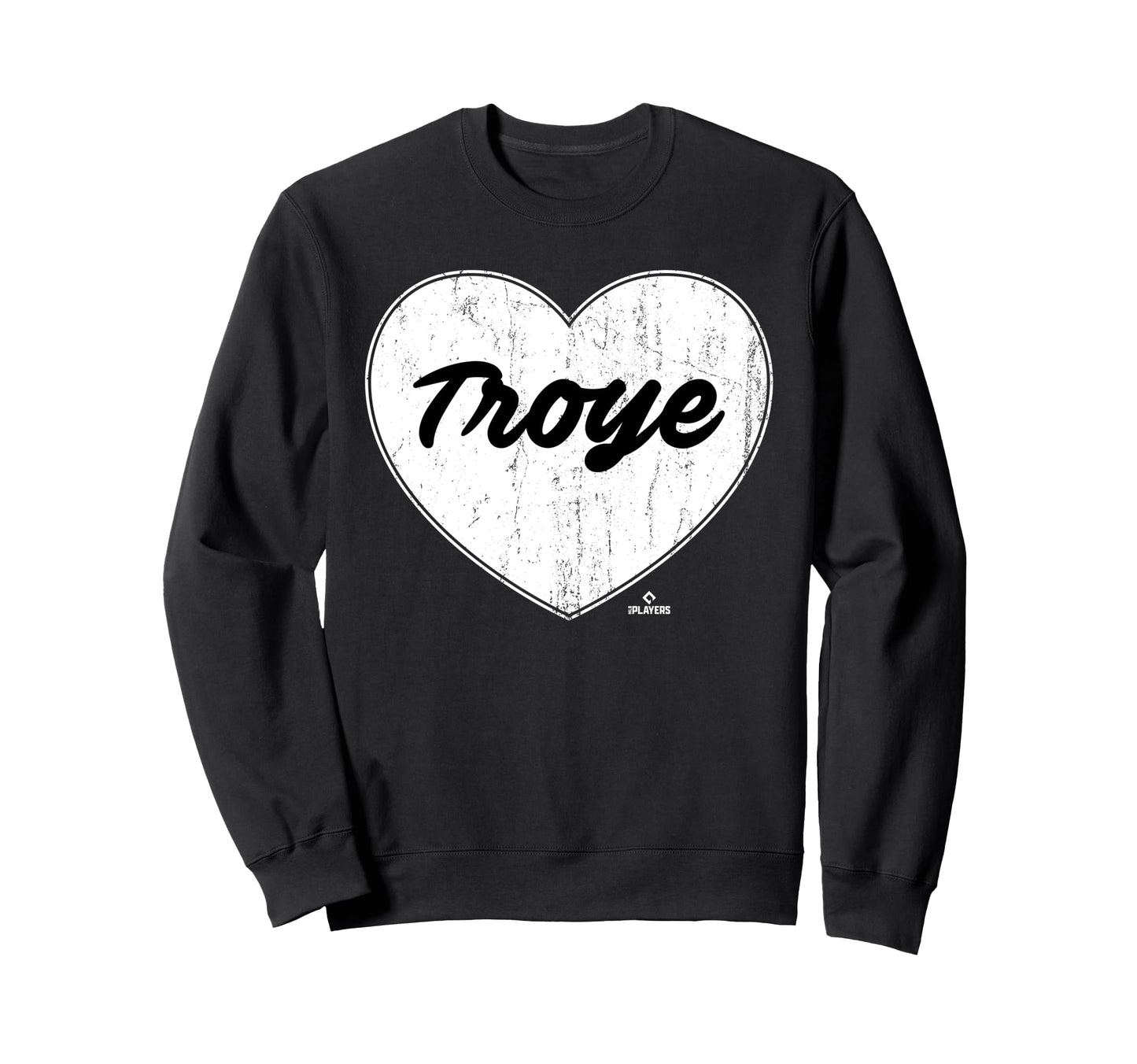 Distressed Heart Christopher Sweatshirt - Minimalist Print for Adults - T-Shirt, Sweatshirt, Hoodie