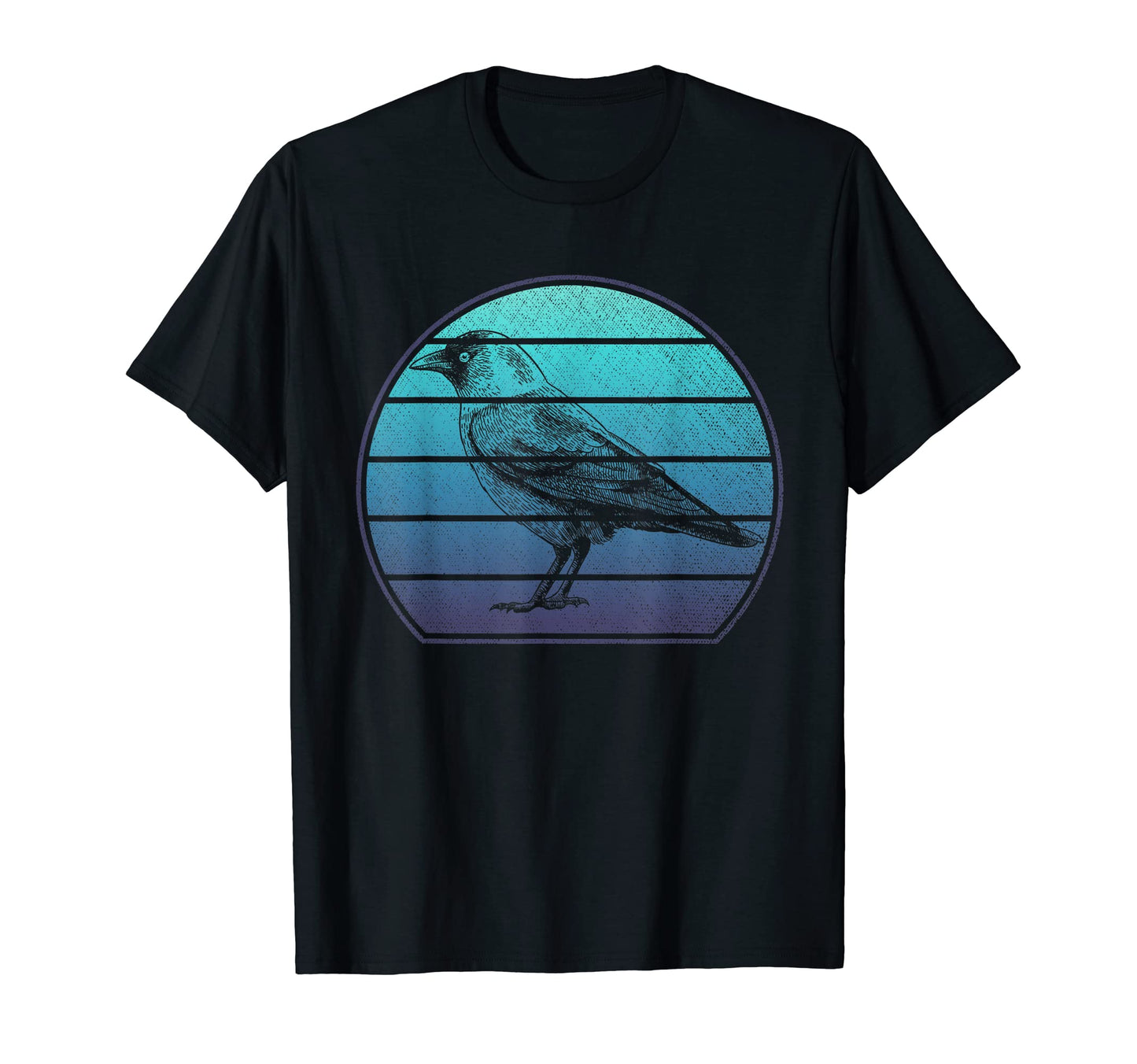 Western Jackdaw Bird Birding T-Shirt - Unique Graphic Men Women - T-Shirt, Sweatshirt, Hoodie