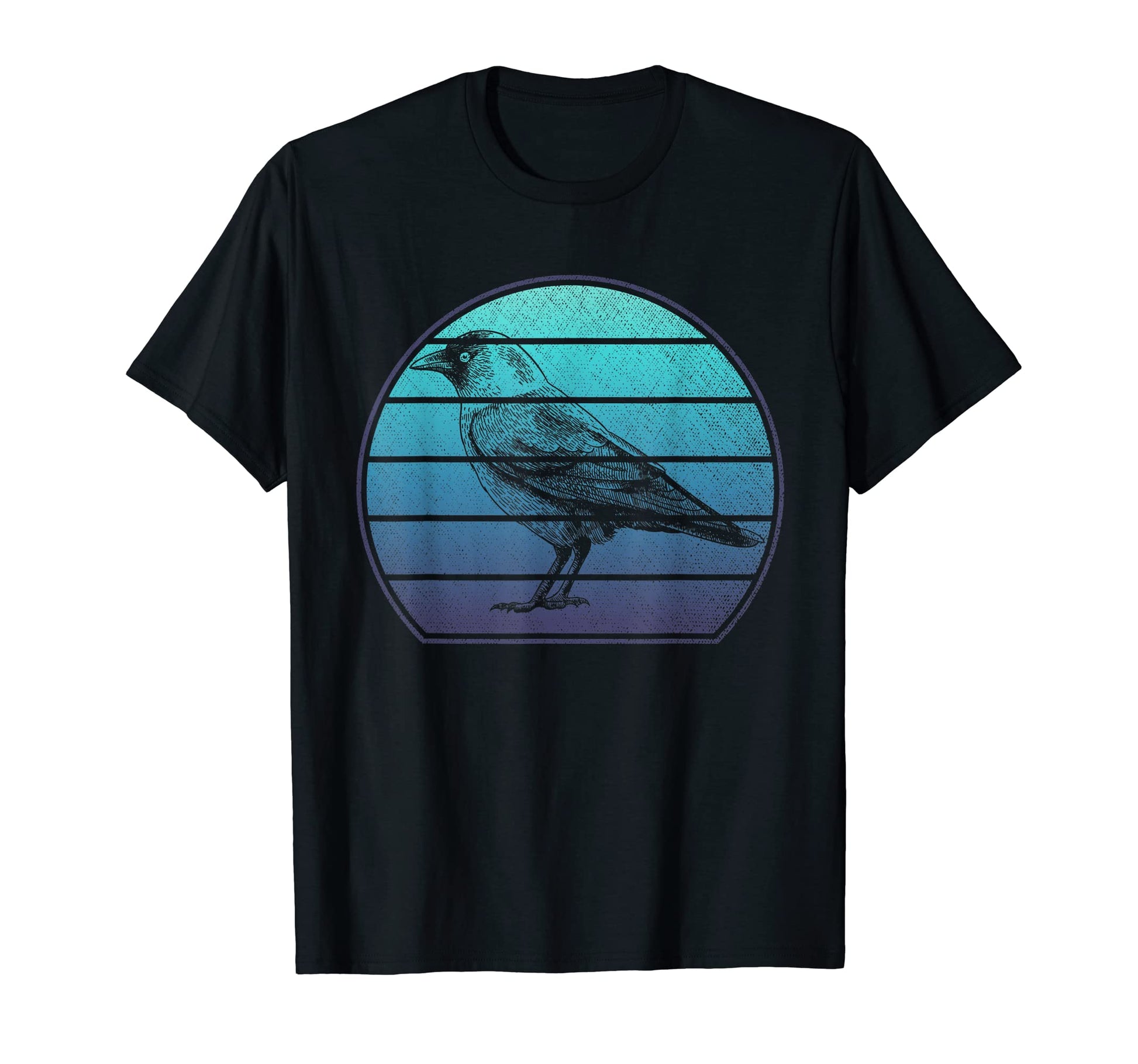 Western Jackdaw Bird Birding T-Shirt - Unique Graphic Men Women - T-Shirt, Sweatshirt, Hoodie