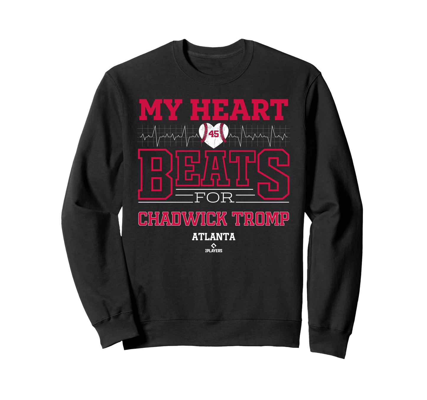 My Heart Beats Chadwick Tromp Sweatshirt - Trendy Graphic for Adults - T-Shirt, Sweatshirt, Hoodie