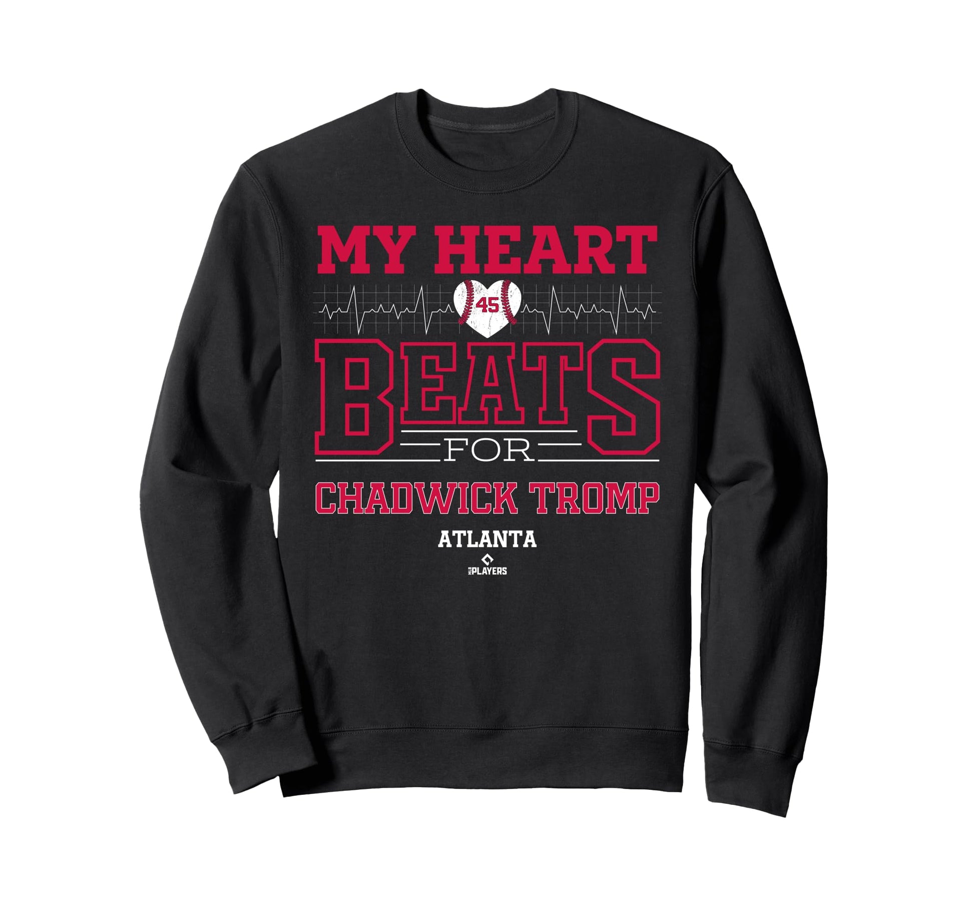 My Heart Beats Chadwick Tromp Sweatshirt - Trendy Graphic for Adults - T-Shirt, Sweatshirt, Hoodie