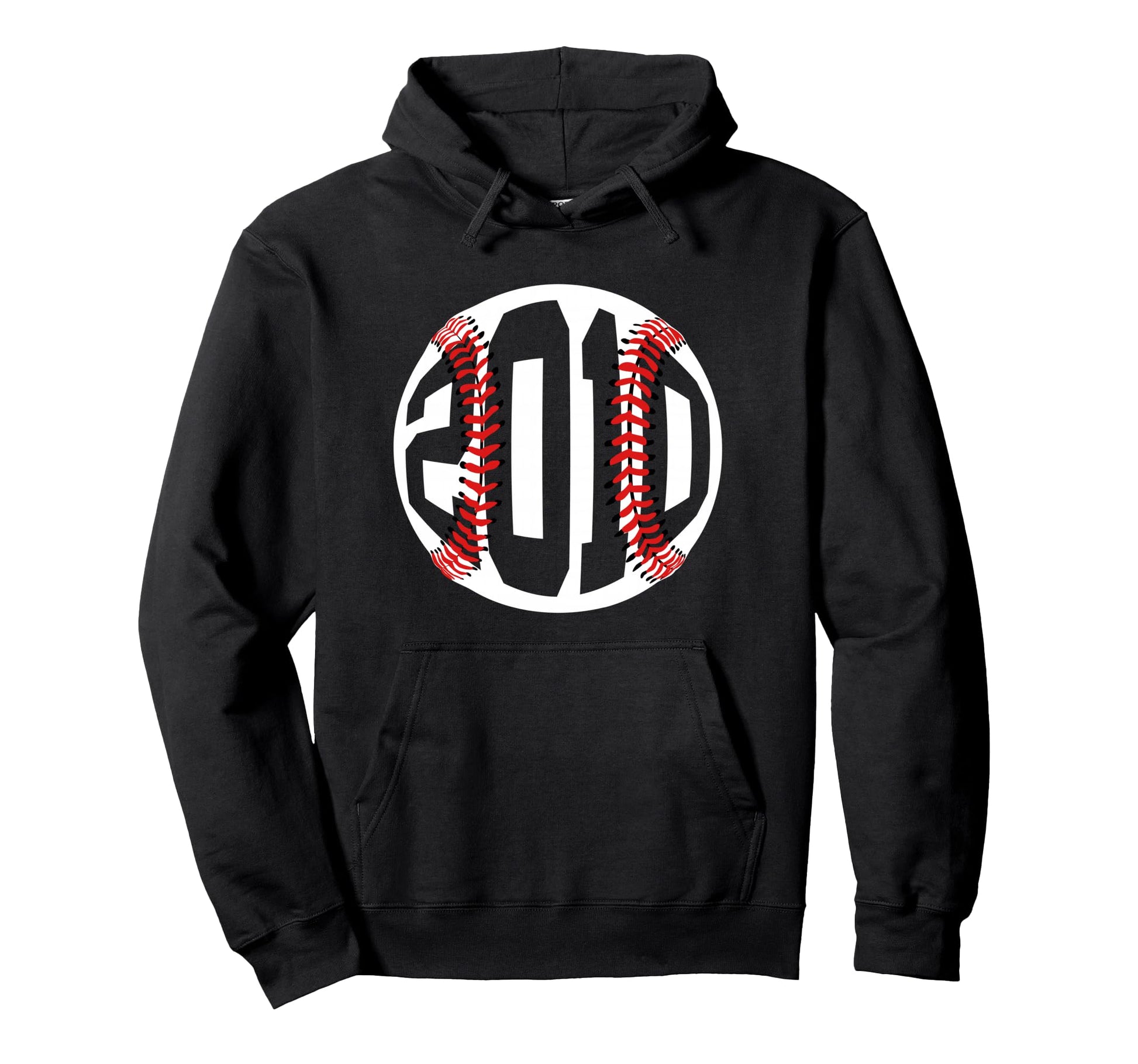 2010 Baseball 16Th Birthday Hoodie - Trendy Graphic Men Women - T-Shirt, Sweatshirt, Hoodie