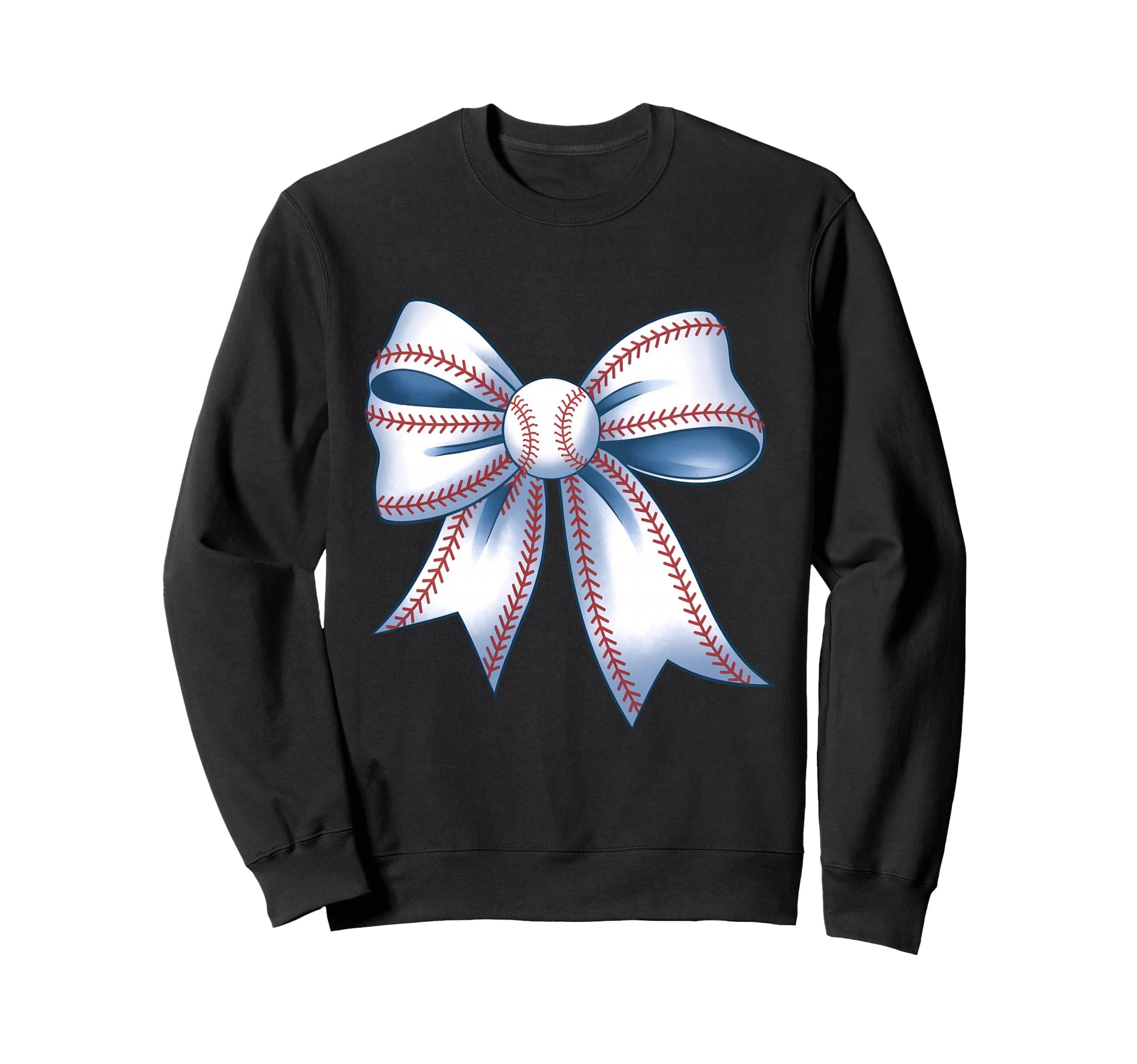 Baseball Coquette Bow Baseball Player Sweatshirt - Streetwear Style Unisex - T-Shirt, Sweatshirt, Hoodie
