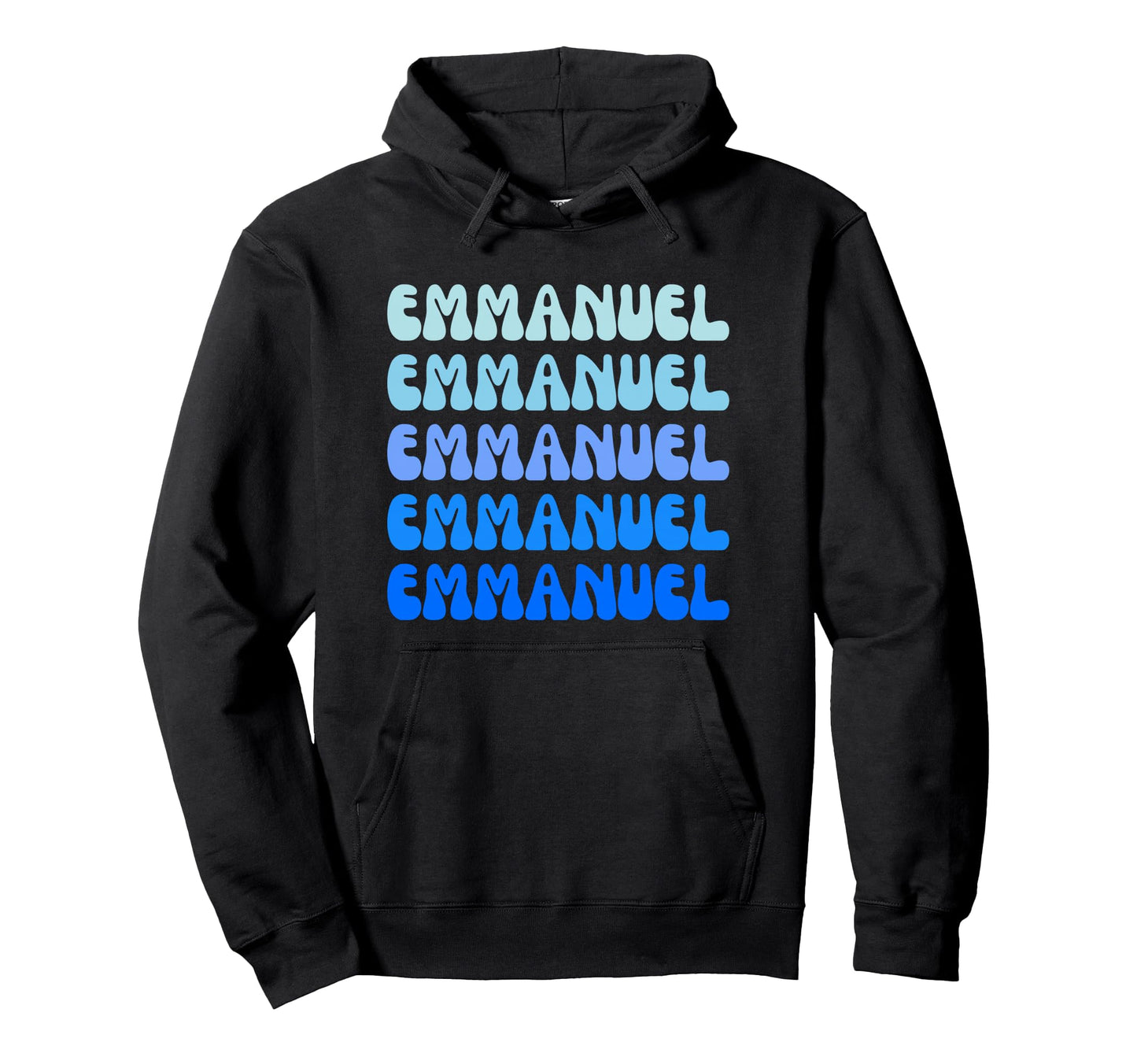 Emmanuel Name Stack Hoodie - Casual Everyday Wear Unisex - T-Shirt, Sweatshirt, Hoodie