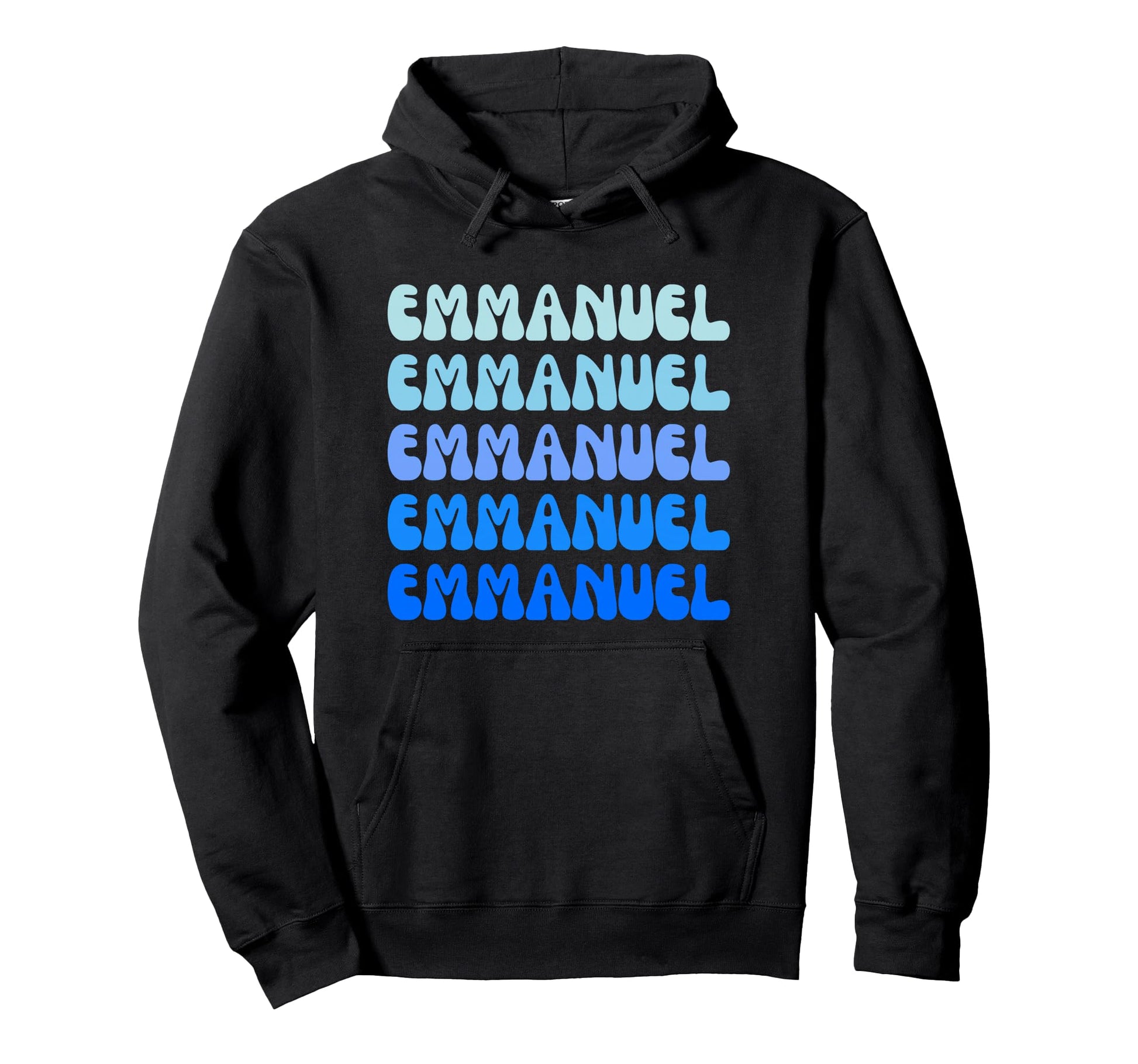 Emmanuel Name Stack Hoodie - Casual Everyday Wear Unisex - T-Shirt, Sweatshirt, Hoodie