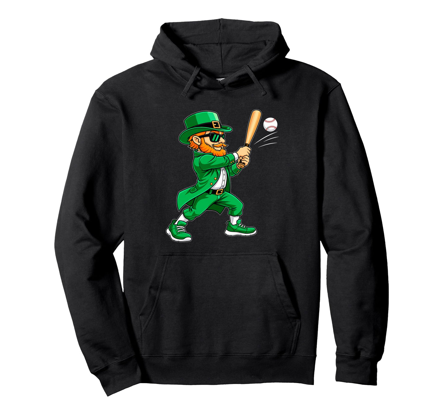Funny St Patricks Day Leprechaun Hoodie - Unique Graphic Men Women - T-Shirt, Sweatshirt, Hoodie