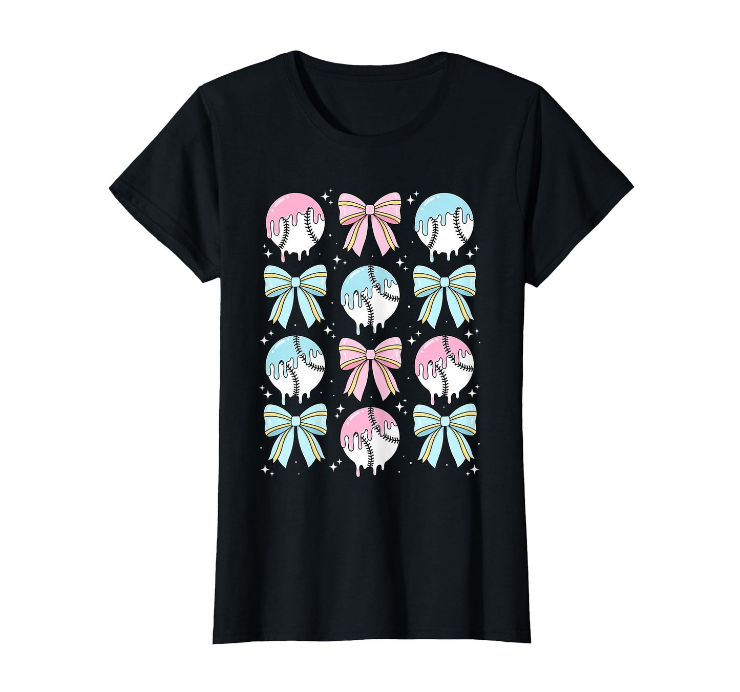 Baseball Drip Ice Cream Mom Sister T-Shirt - Unique Graphic Men Women - T-Shirt, Sweatshirt, Hoodie