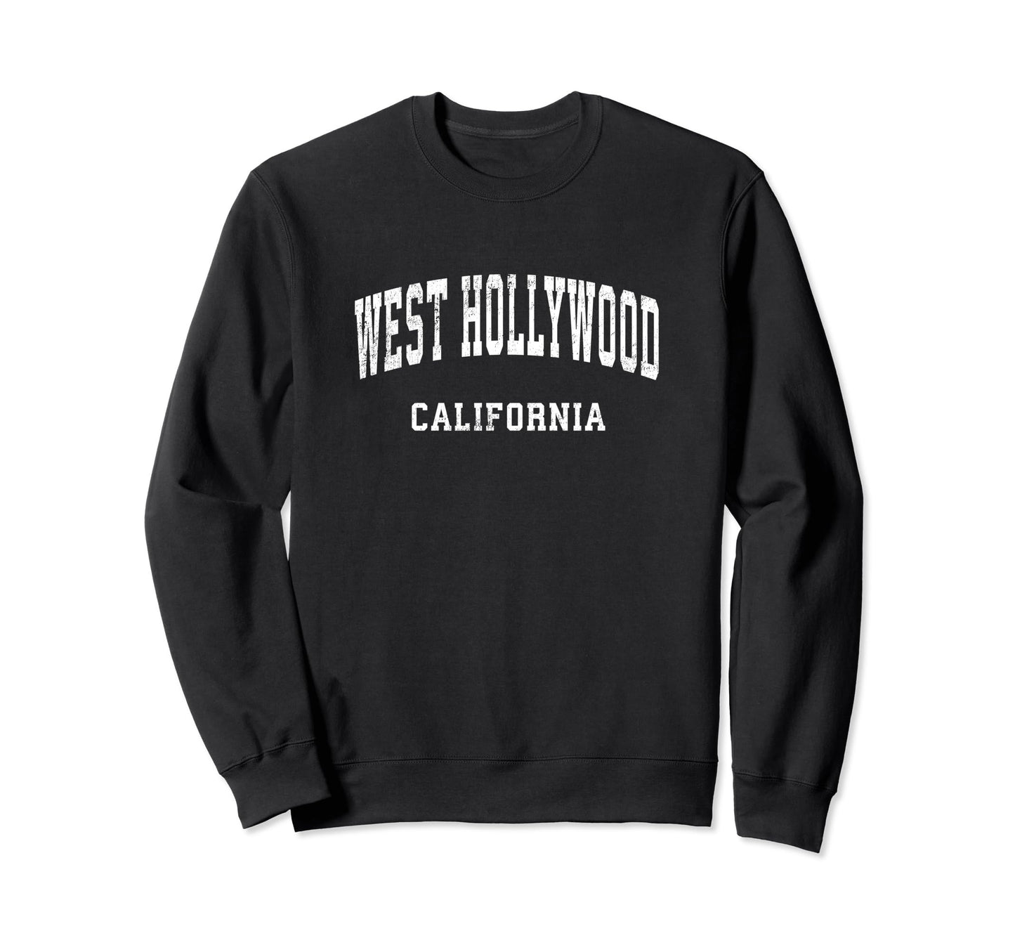 West Hollywood California Ca Sweatshirt - Fun Novelty Design for Adults - T-Shirt, Sweatshirt, Hoodie
