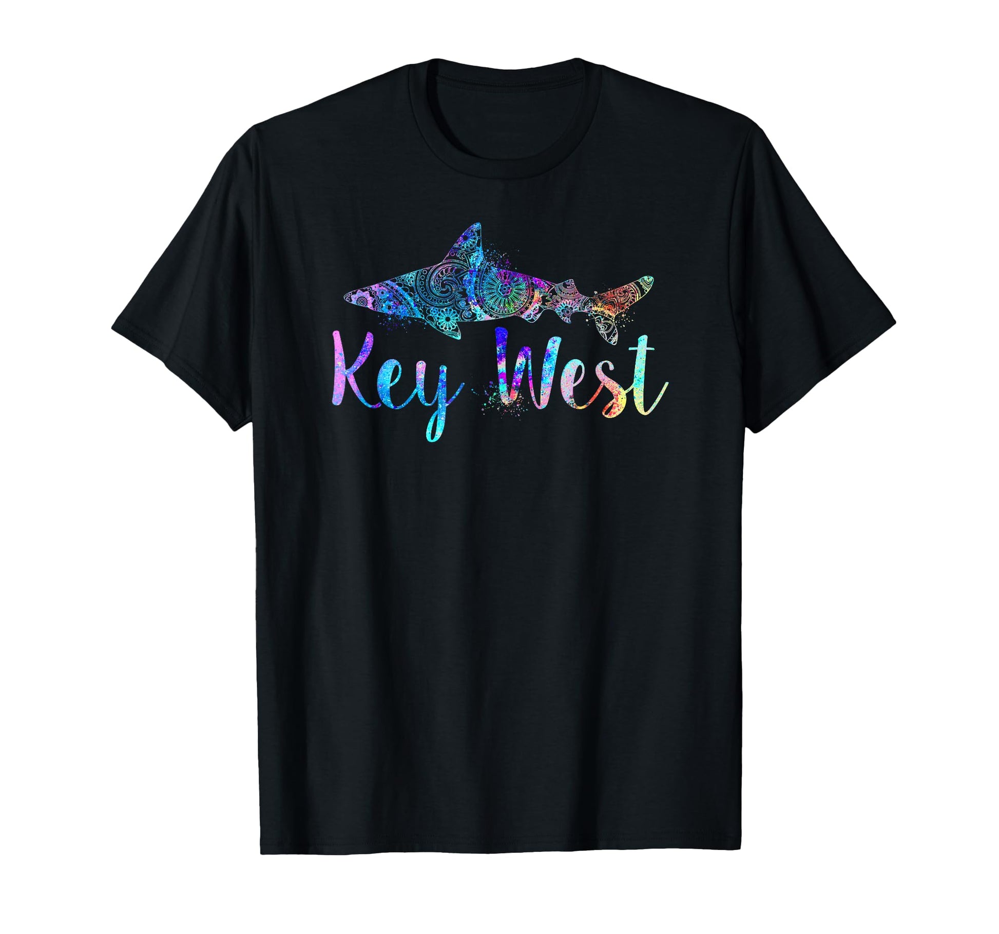 Key West Florida Shark Fishing Diving T-Shirt - Custom Art Print Men Women - T-Shirt, Sweatshirt, Hoodie