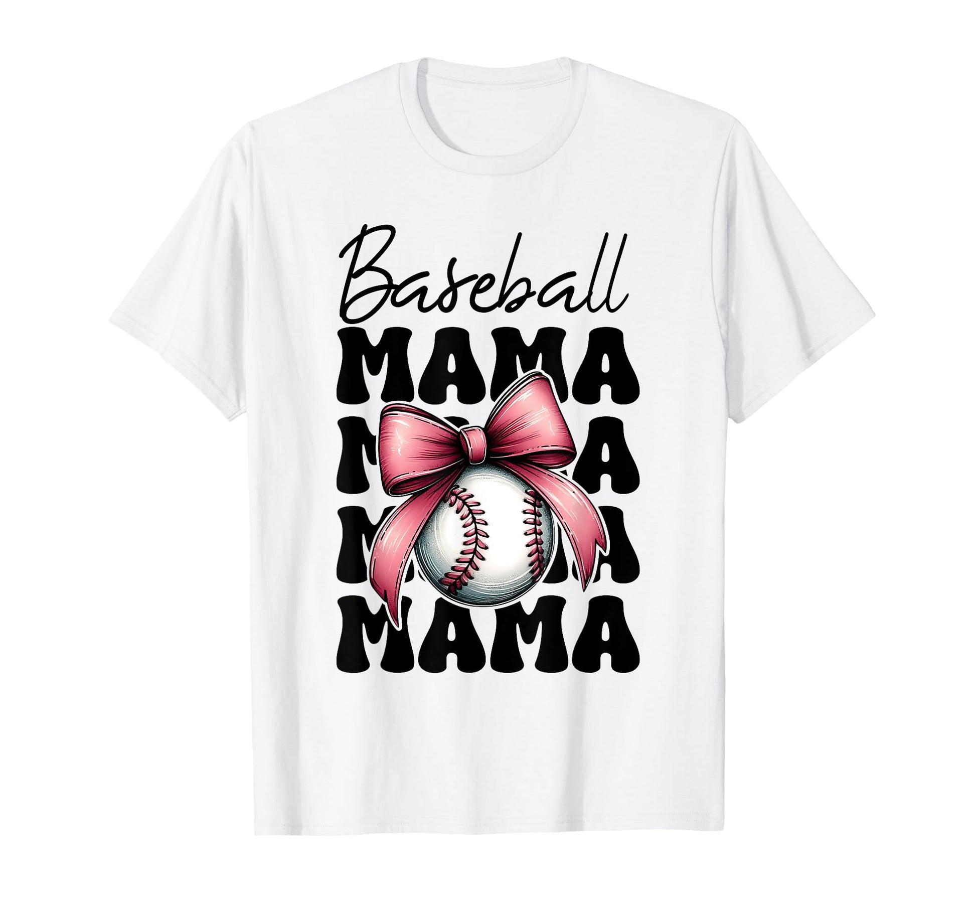Baseball Mama Baseball Mom Mothers T-Shirt - Minimalist Print Men Women - T-Shirt, Sweatshirt, Hoodie