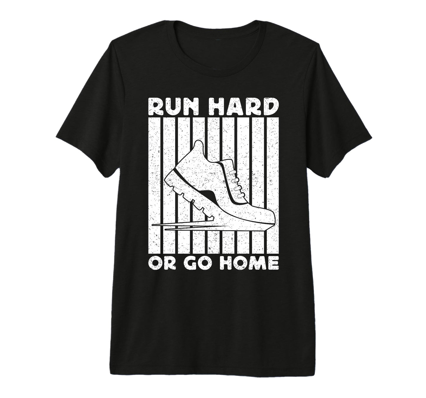 Marathon Runner Run Hard Or Go Home Tri T-Shirt - Graphic Print for Adults - T-Shirt, Sweatshirt, Hoodie