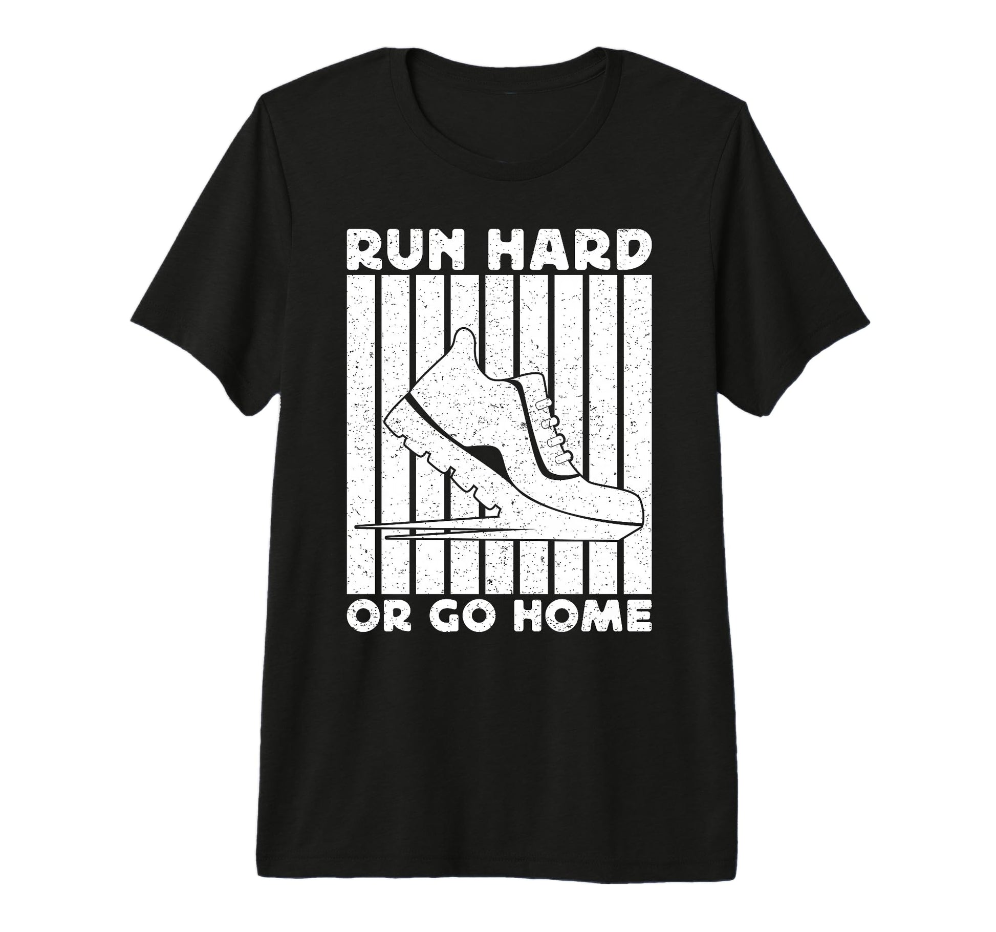 Marathon Runner Run Hard Or Go Home Tri T-Shirt - Graphic Print for Adults - T-Shirt, Sweatshirt, Hoodie
