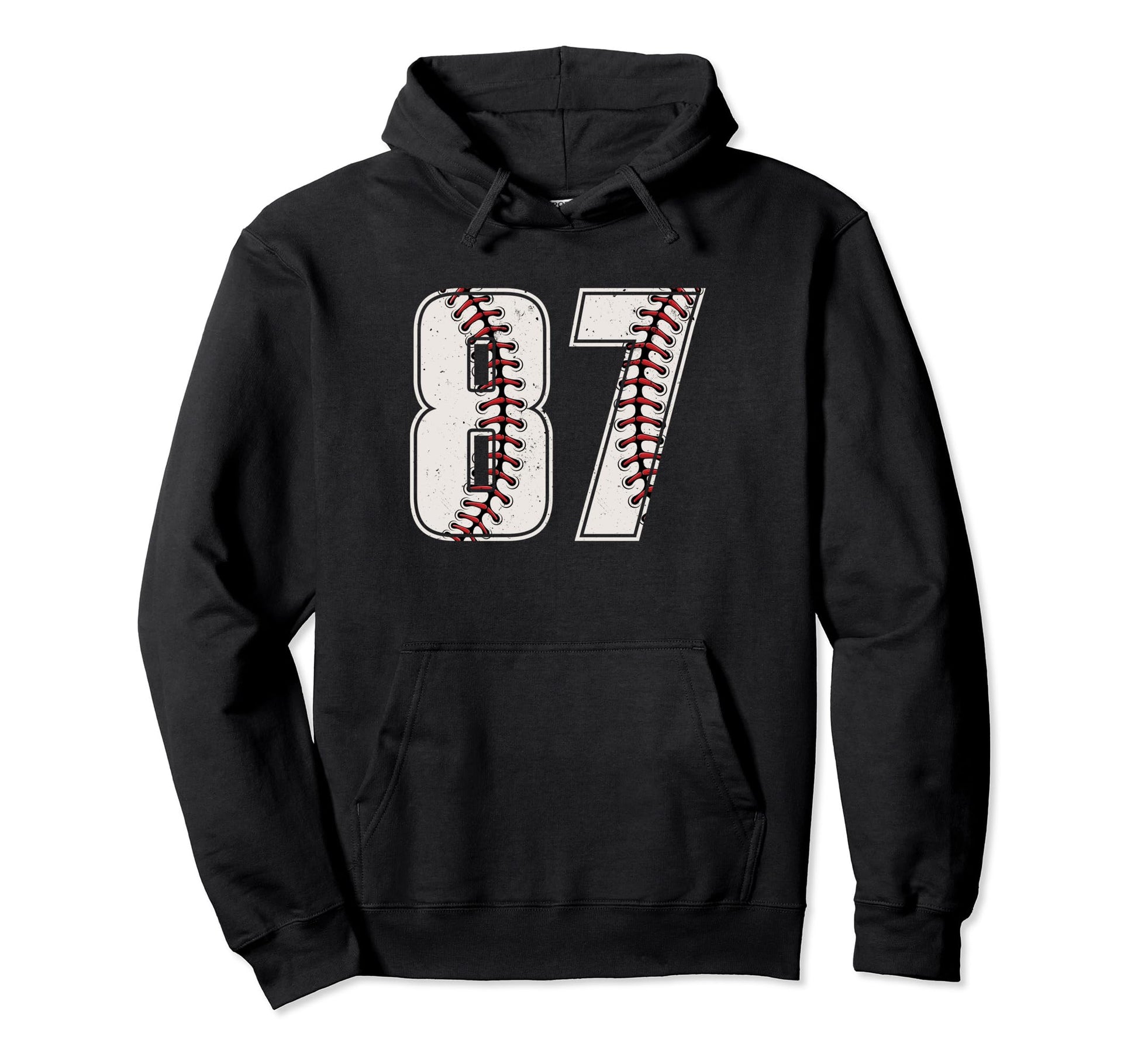 Baseball Player Number 87 Eighty Seven Hoodie - Aesthetic Graphic Unisex - T-Shirt, Sweatshirt, Hoodie