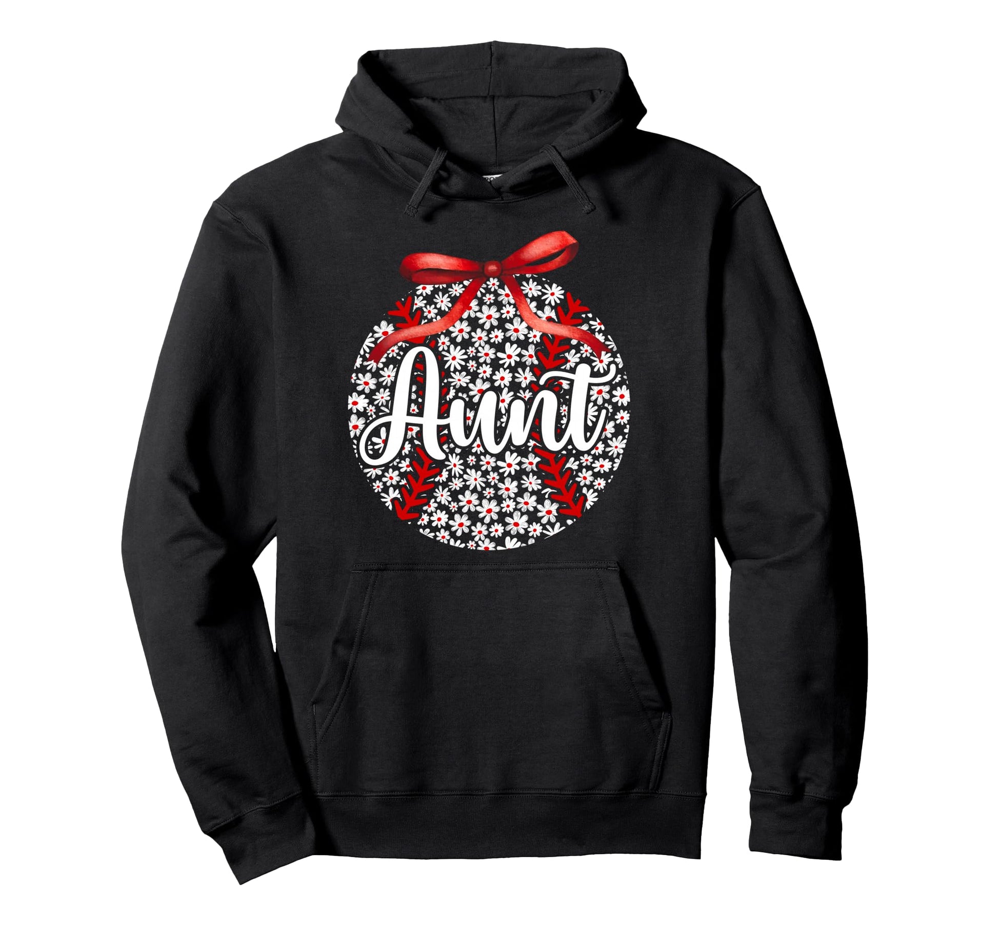 Aunt Coquette Baseball Aunt Baseball Player Hoodie - Trendy Graphic Unisex - T-Shirt, Sweatshirt, Hoodie