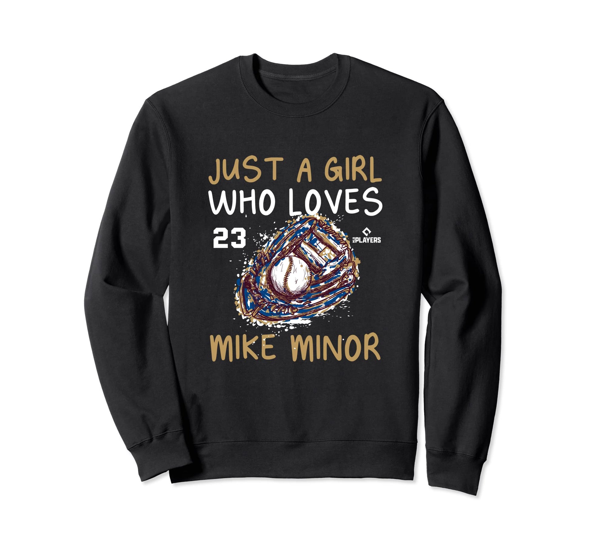 Who Loves Mike Minor Fan Mlbpa Sweatshirt - Custom Art Print for Adults - T-Shirt, Sweatshirt, Hoodie
