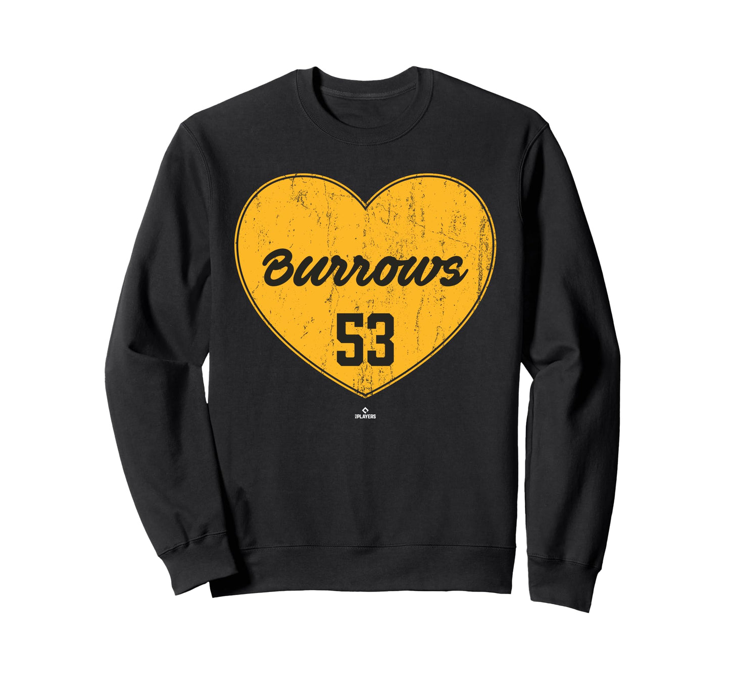 Distressed Heart Mike Burrows Sweatshirt - Fun Novelty Design Men Women - T-Shirt, Sweatshirt, Hoodie
