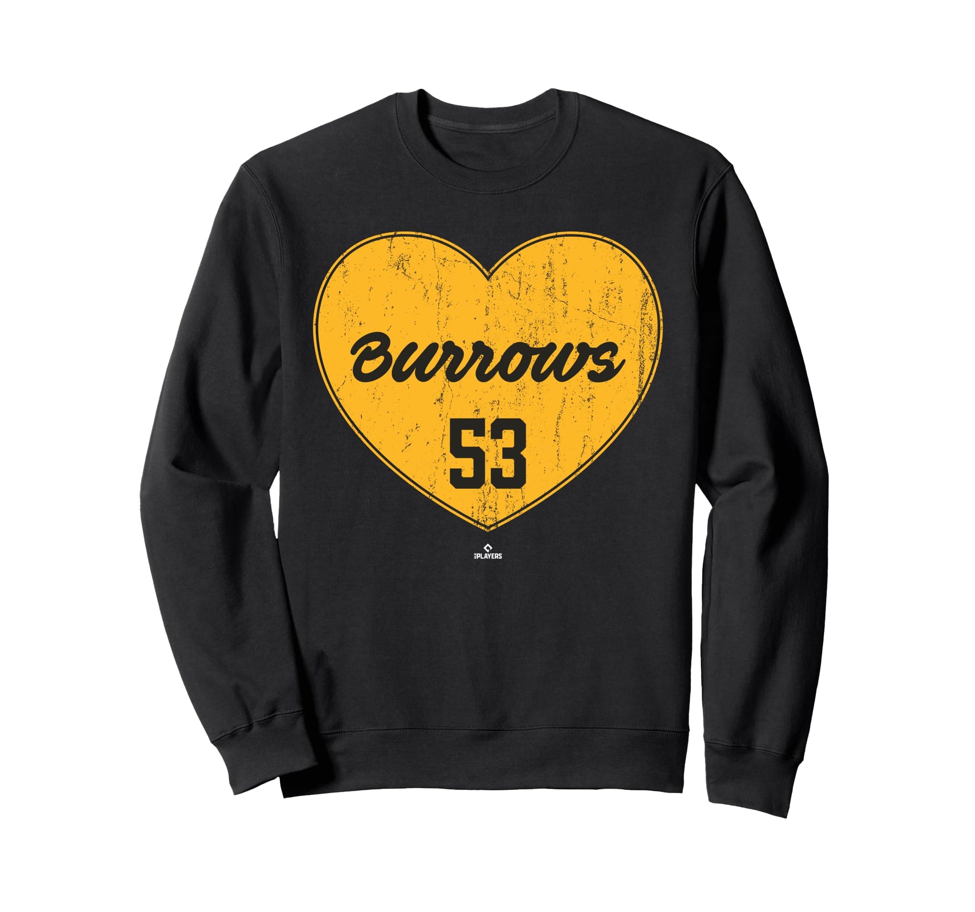 Distressed Heart Mike Burrows Sweatshirt - Fun Novelty Design Men Women - T-Shirt, Sweatshirt, Hoodie