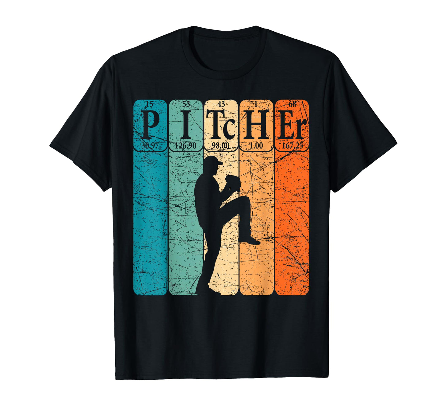 Baseball Periodic Table Elements T-Shirt - Custom Art Print for Adults - T-Shirt, Sweatshirt, Hoodie