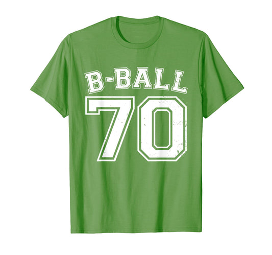 B Ball Basketball Player Number 70 T-Shirt - Graphic Print for Adults - T-Shirt, Sweatshirt, Hoodie