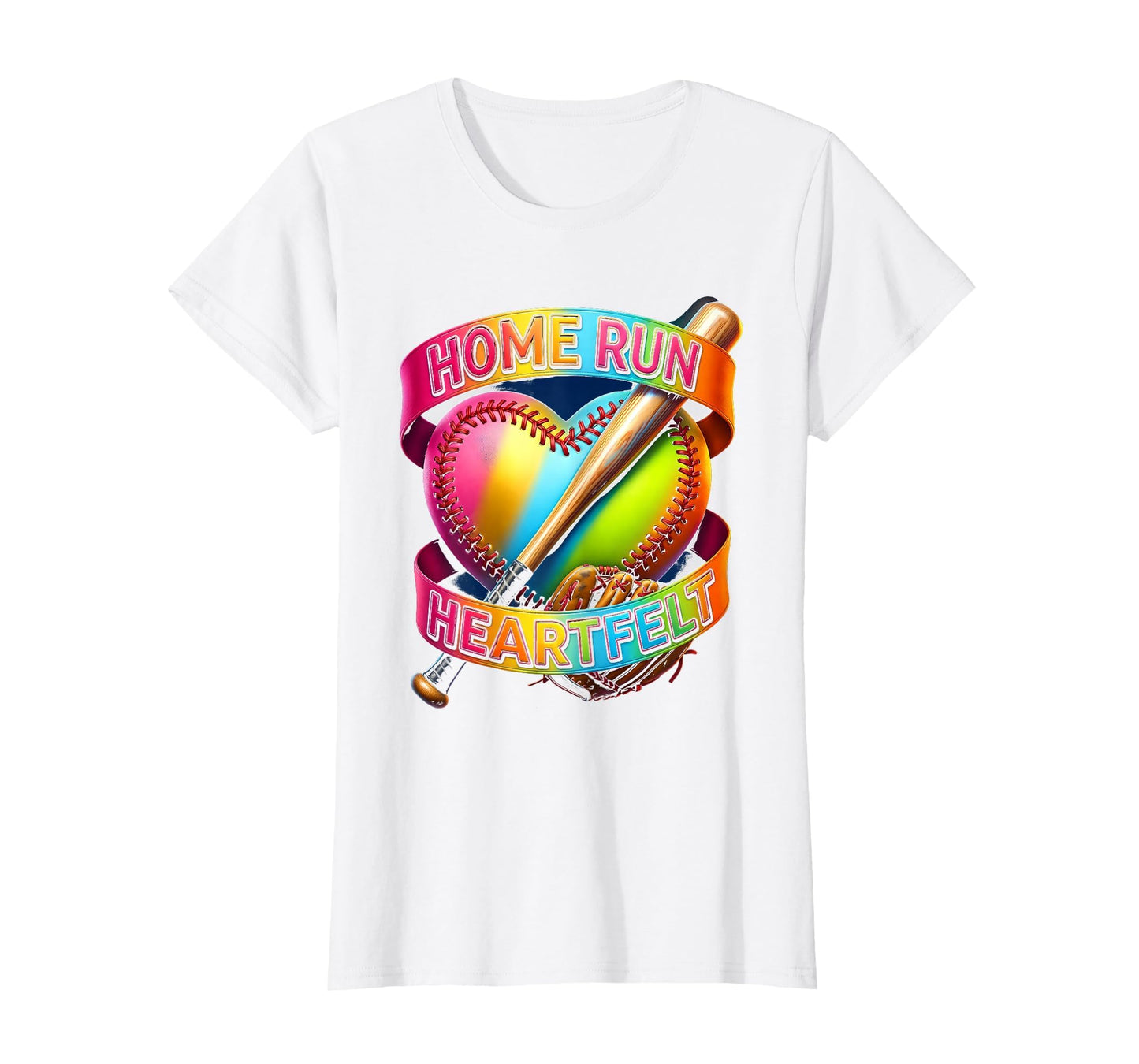 Home Run Heartfelt Baseball Mom T-Shirt - Unique Graphic Unisex - T-Shirt, Sweatshirt, Hoodie