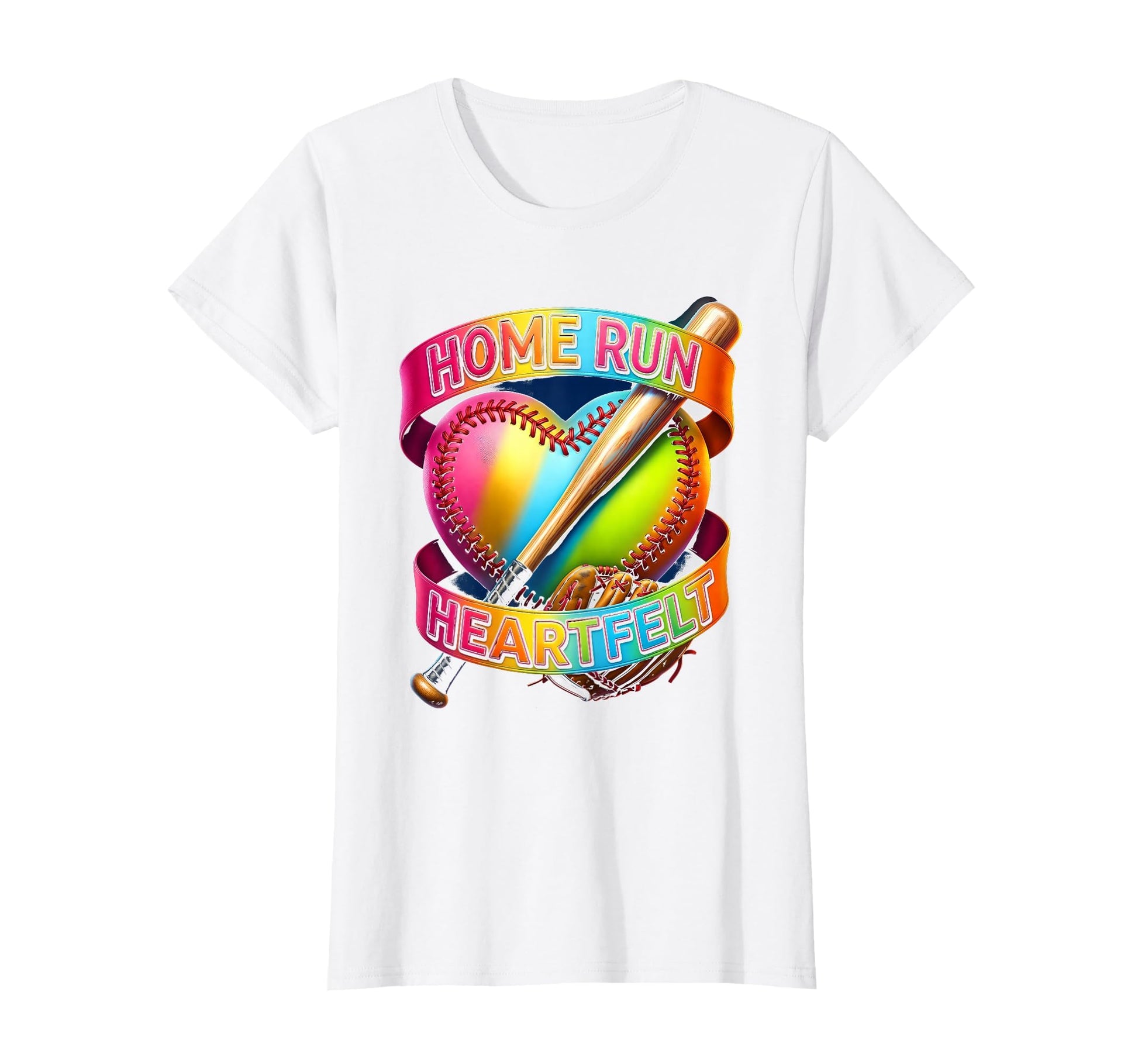 Home Run Heartfelt Baseball Mom T-Shirt - Unique Graphic Unisex - T-Shirt, Sweatshirt, Hoodie