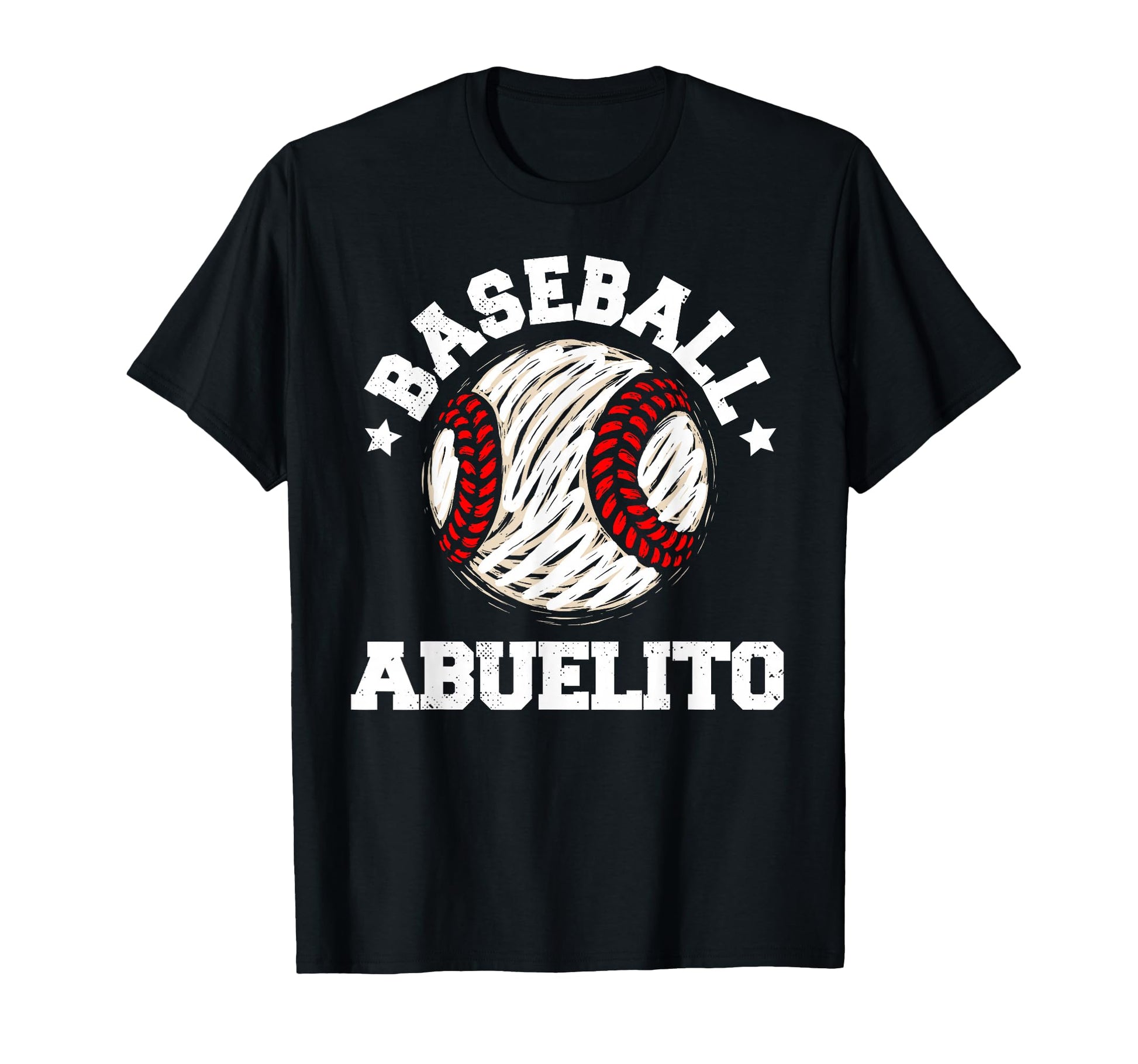Baseball Abuelito Distressed Funny Grandpa T-Shirt - Unique Graphic Unisex - T-Shirt, Sweatshirt, Hoodie