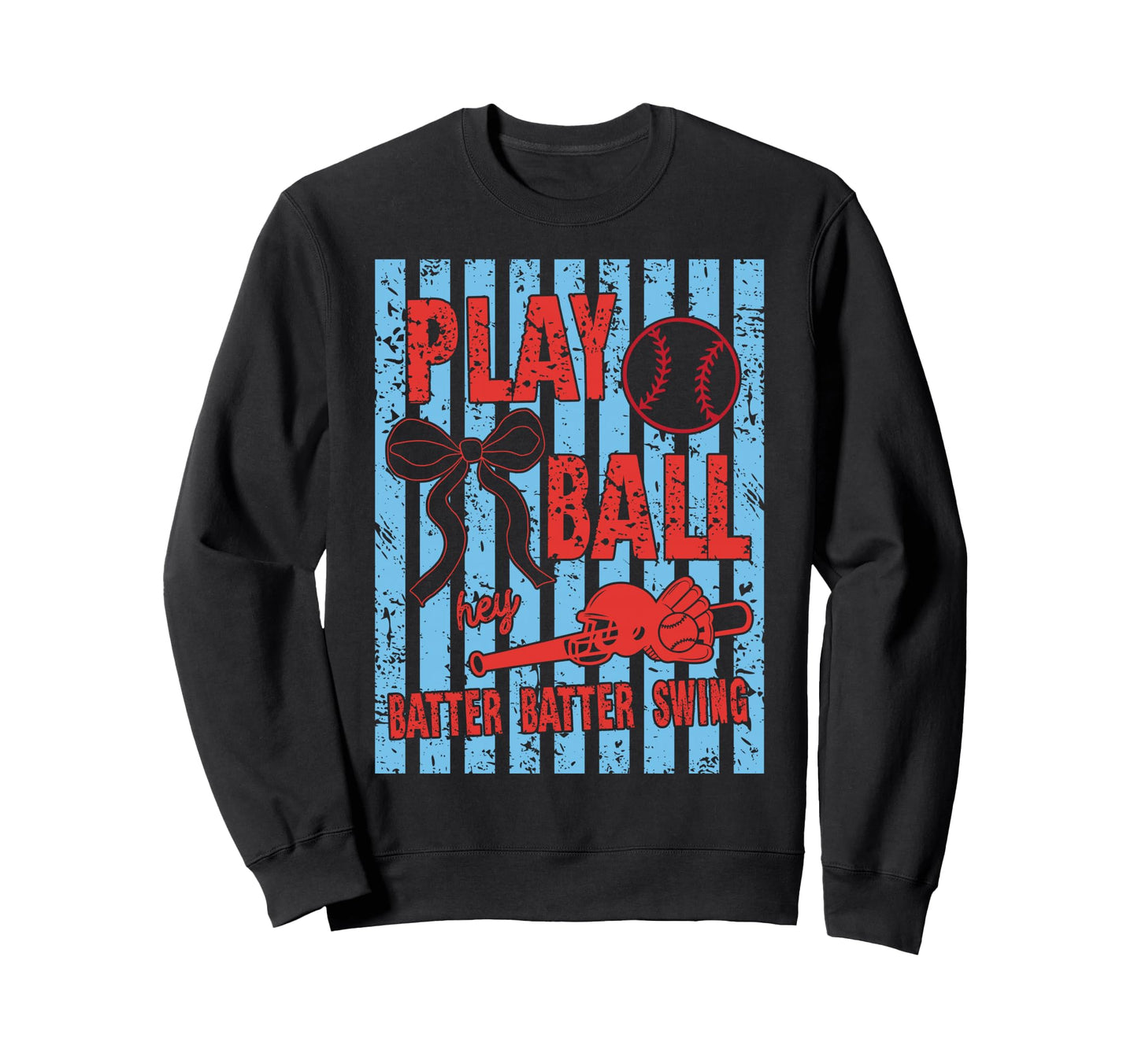 Play Ball Baseball Mom Glove Sweatshirt - Casual Everyday Wear for Adults - T-Shirt, Sweatshirt, Hoodie