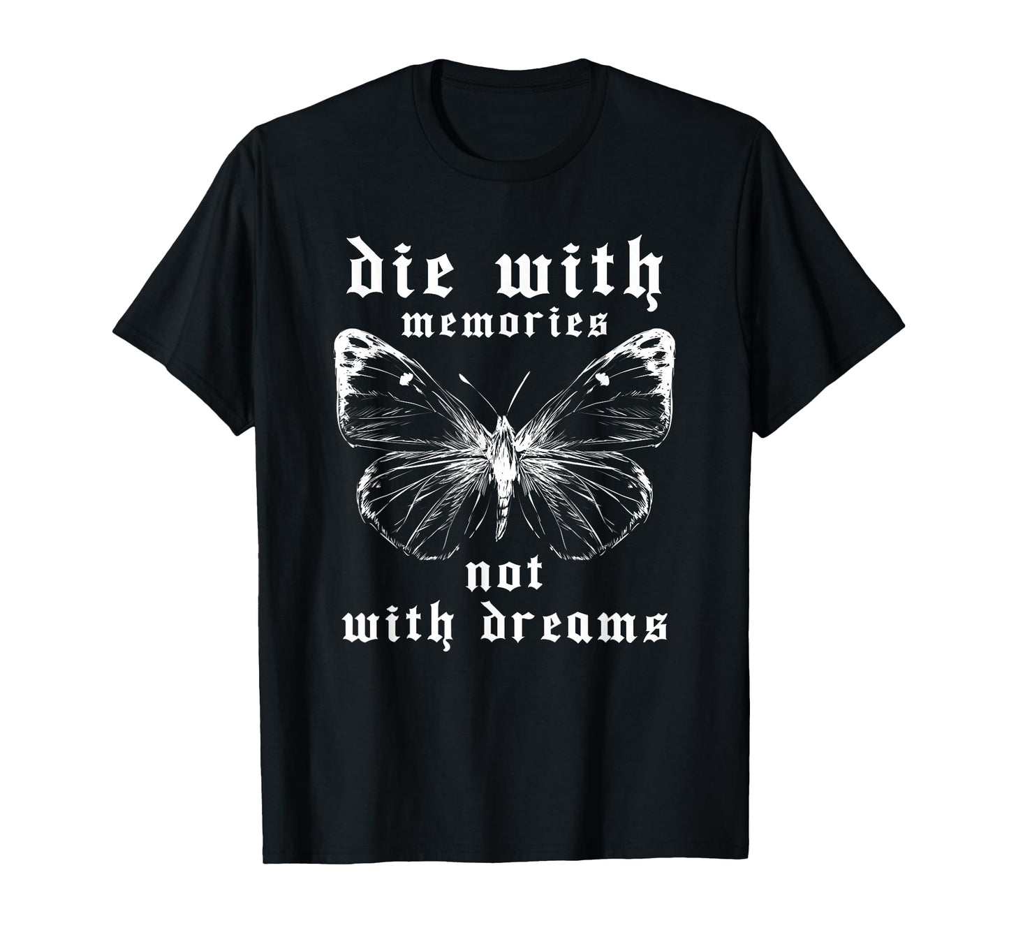 Butterfly Memories Y2K Grunge Aesthetic T-Shirt - Unique Graphic Unisex - T-Shirt, Sweatshirt, Hoodie