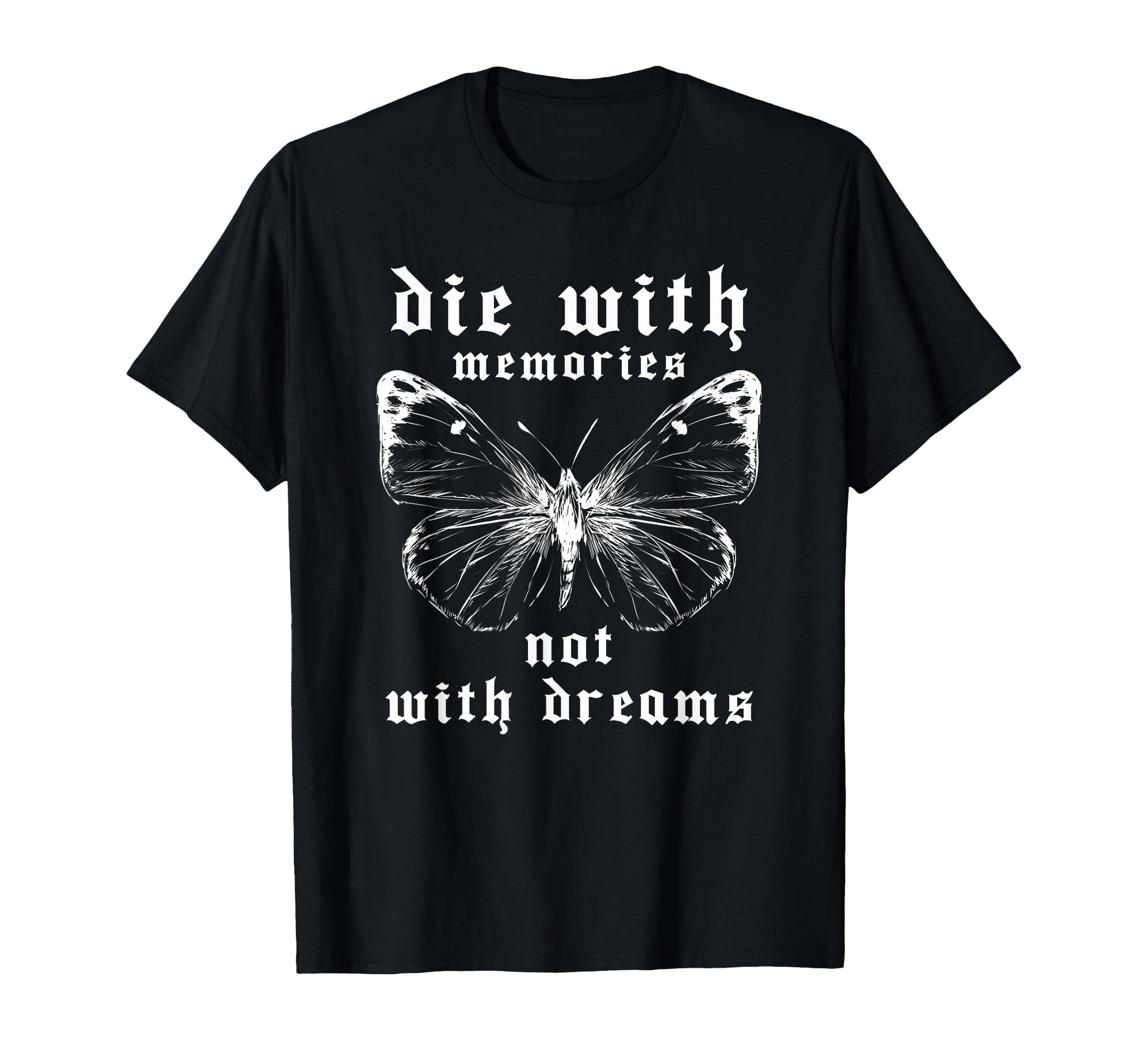 Butterfly Memories Y2K Grunge Aesthetic T-Shirt - Unique Graphic Unisex - T-Shirt, Sweatshirt, Hoodie