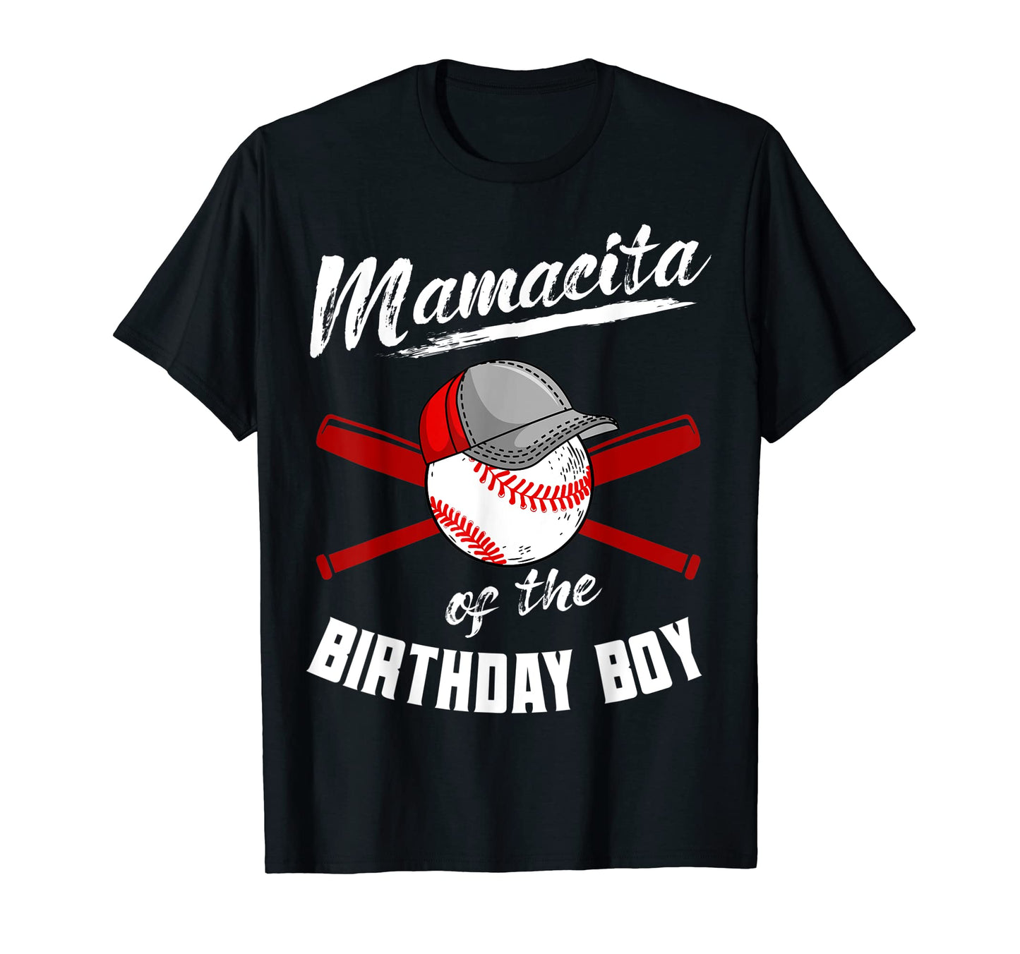 Mamacita Birthday Baseball Bday Party T-Shirt - Graphic Print for Adults - T-Shirt, Sweatshirt, Hoodie