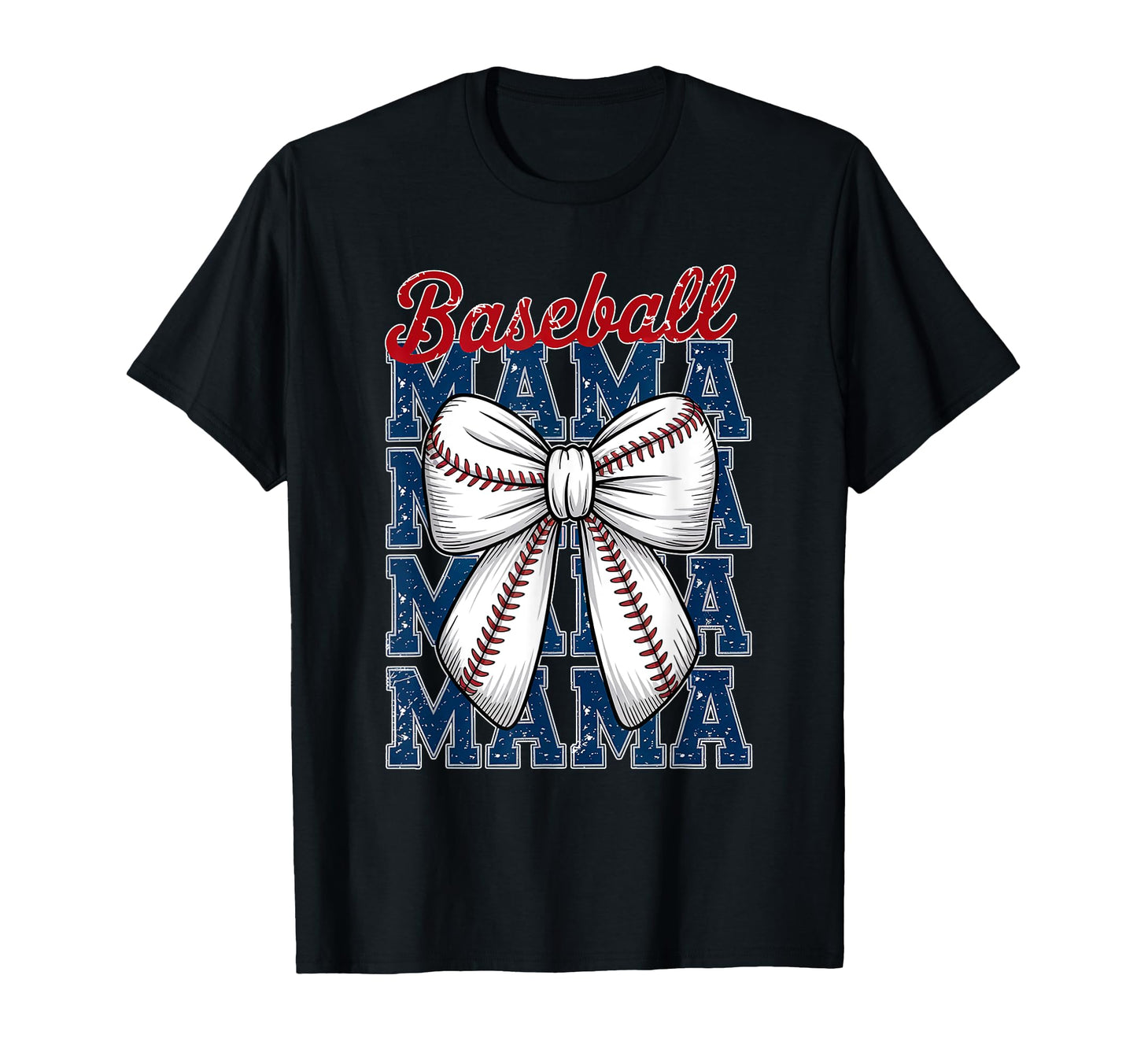 Baseball Mama Coquette Bow Game Day T-Shirt - Unique Graphic Unisex - T-Shirt, Sweatshirt, Hoodie